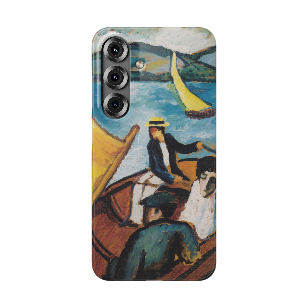 Sailing Boat on the Tegernsee by August Macke - Samsung Slim Case