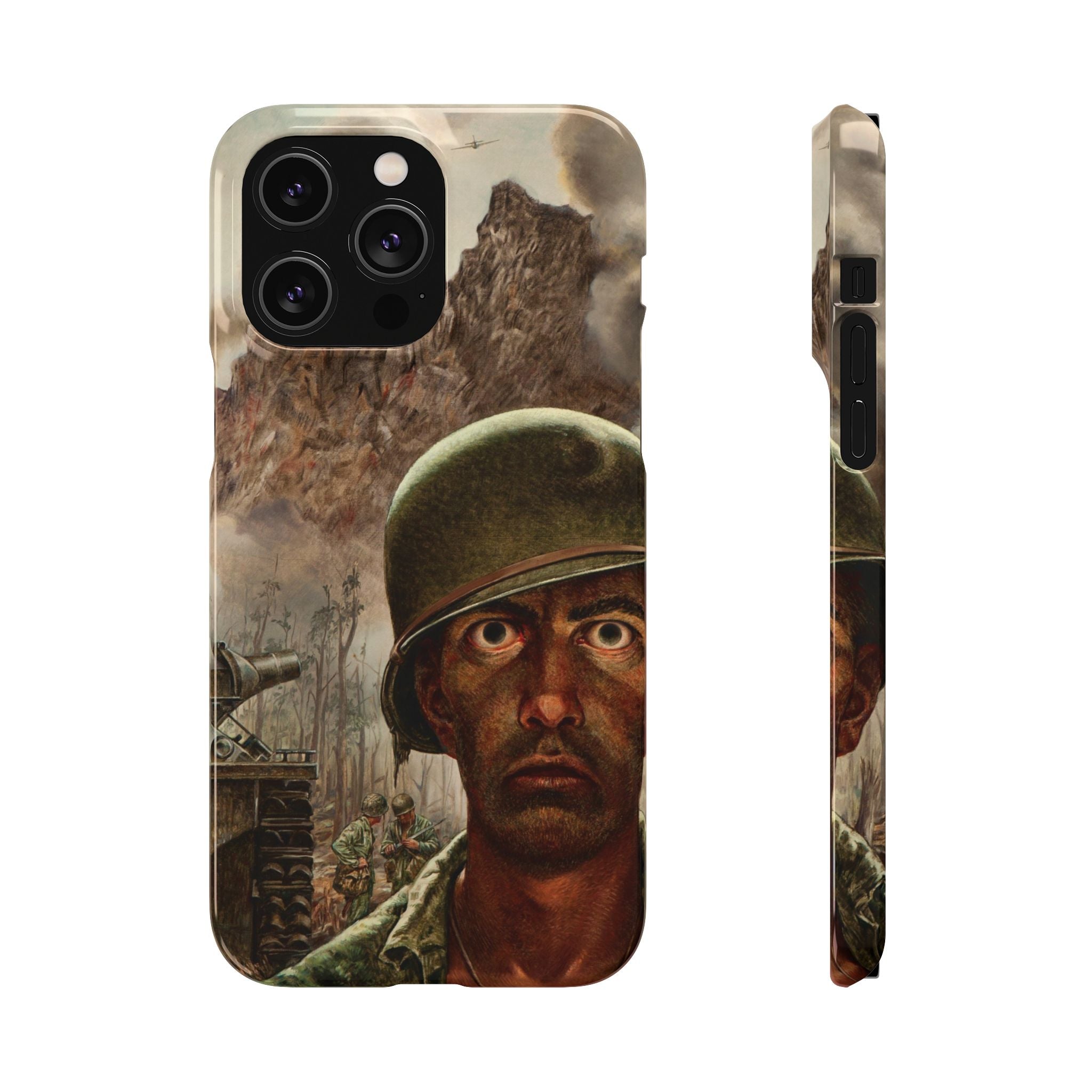 That 2,000 Yard Stare by Thomas Lea - iPhone Slim Case
