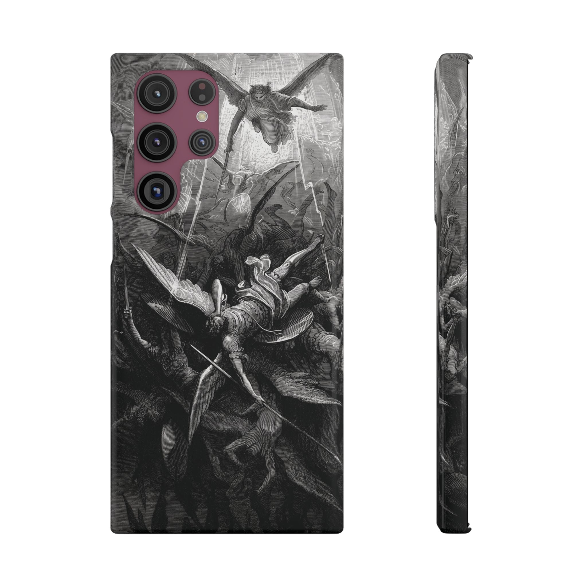 Paradise Lost |The Battle in Heaven by Gustave Doré - Samsung Slim Case
