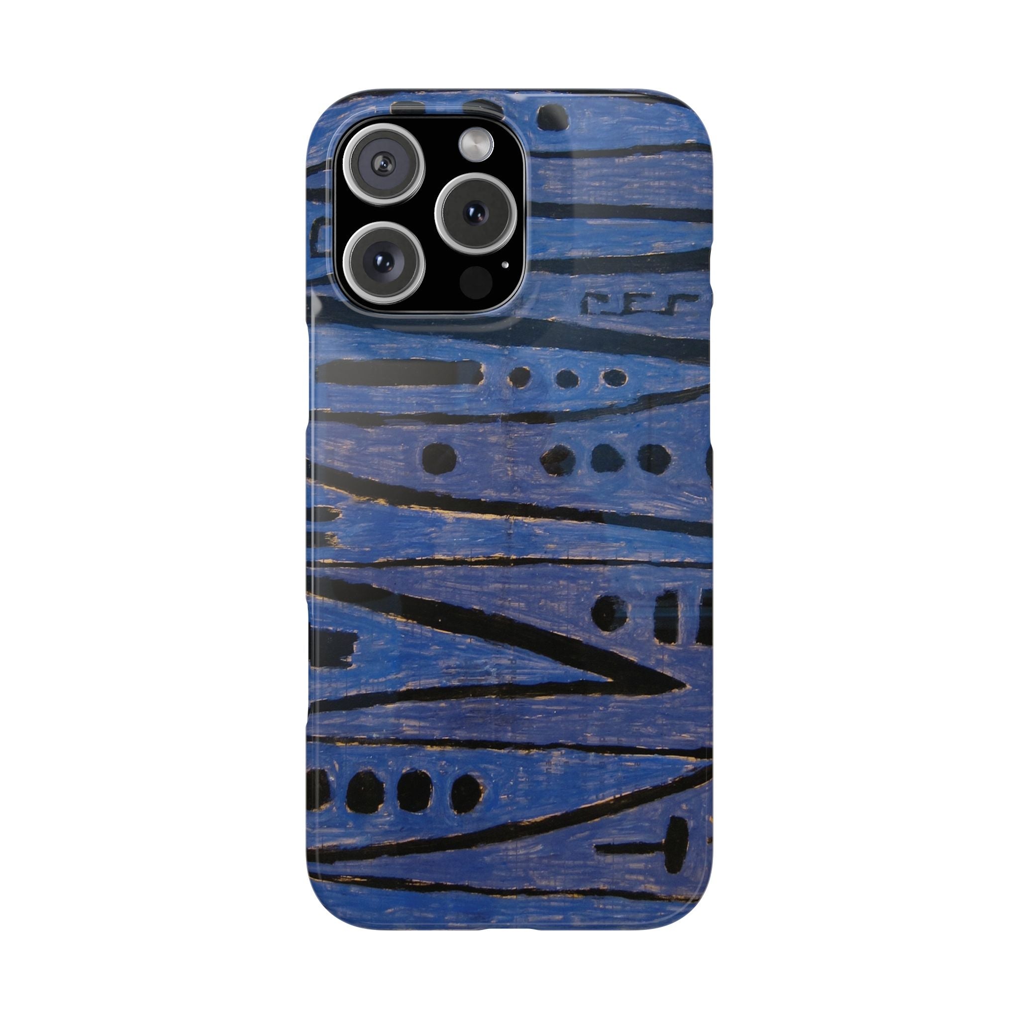 Heroic strokes of the bow by Paul Klee - iPhone Slim Case