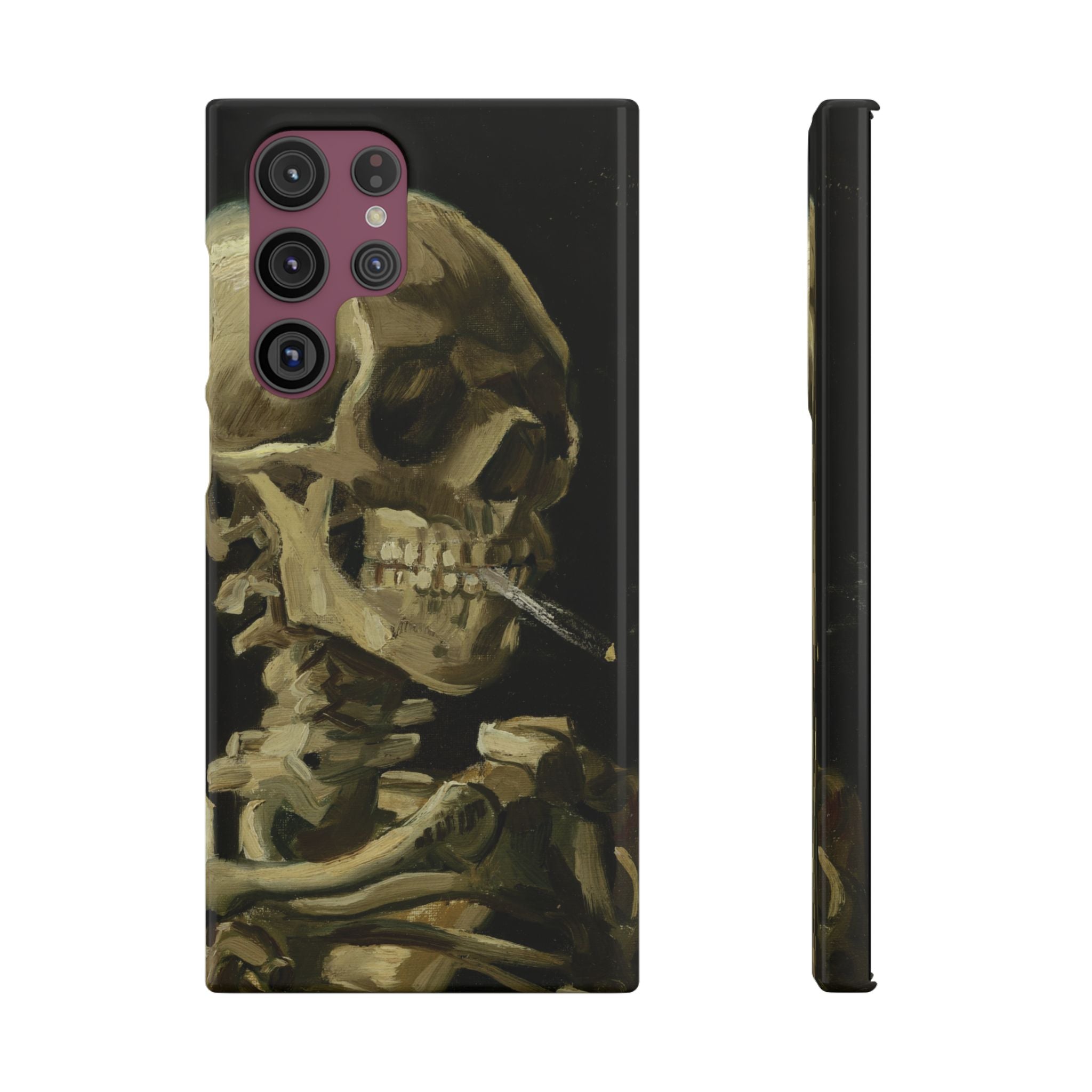 Skeleton with Cigarette by Van Gogh - Samsung Slim Case