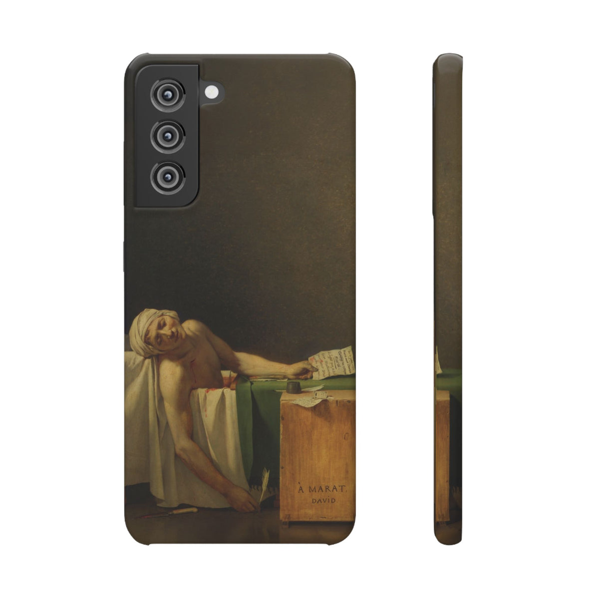 The Death of Marat by Jacques-Louis David - Samsung Slim Case