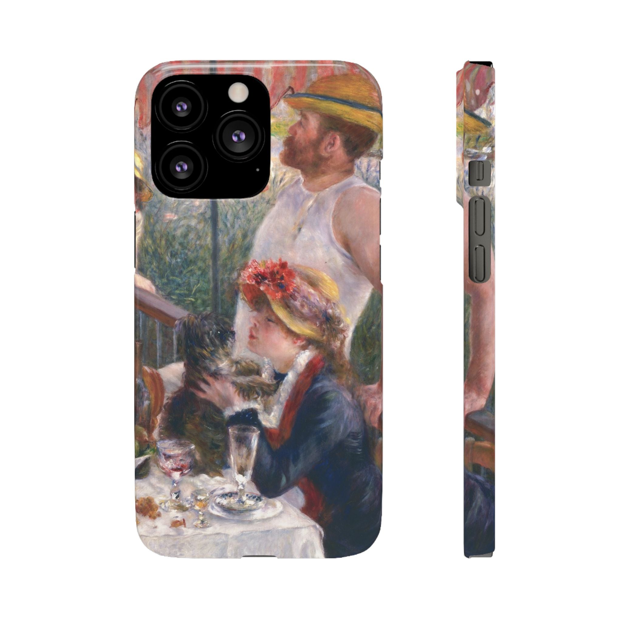 Luncheon of the Boating Party by Pierre Auguste Renoir - iPhone Slim Case