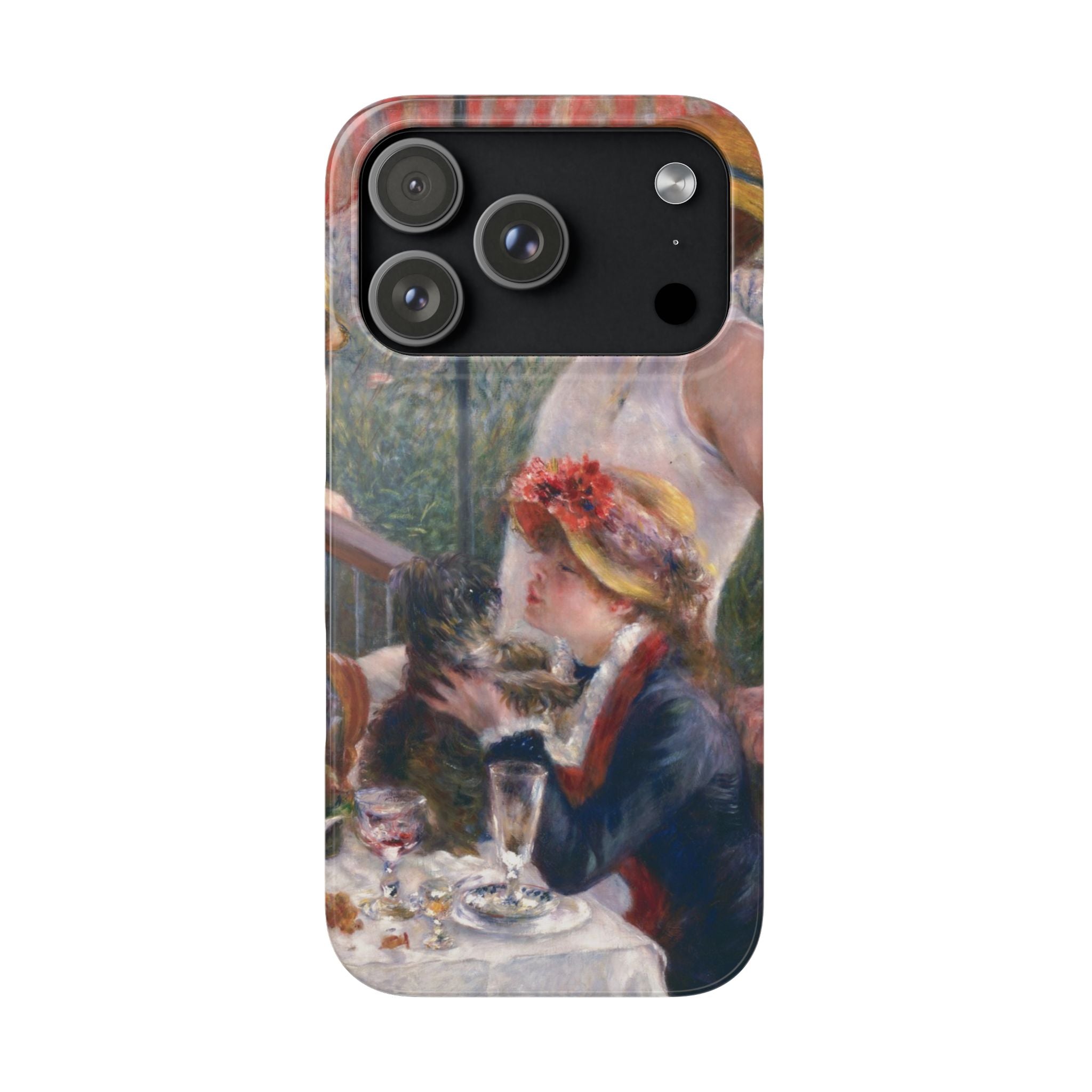 Luncheon of the Boating Party by Pierre Auguste Renoir - iPhone Slim Case