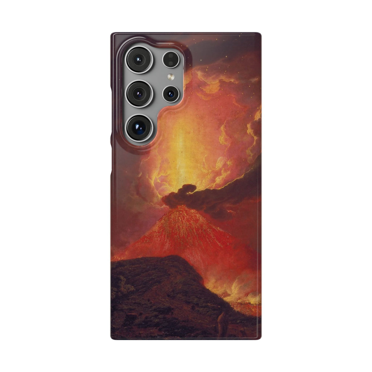 Vesuvius in Eruption by Joseph Wright of Derby - Samsung Slim Case