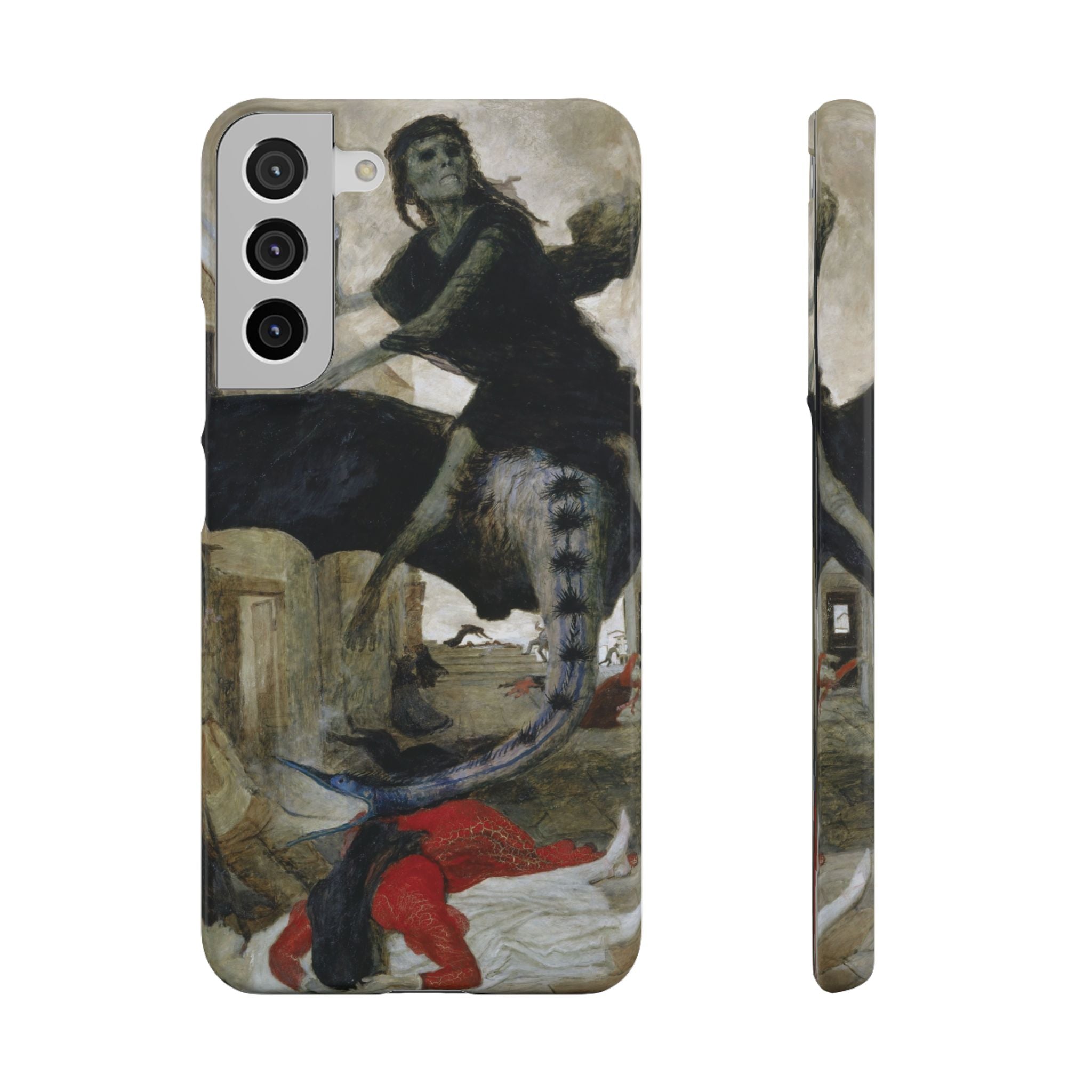The Plague by Arnold Böcklin - Samsung Slim Case