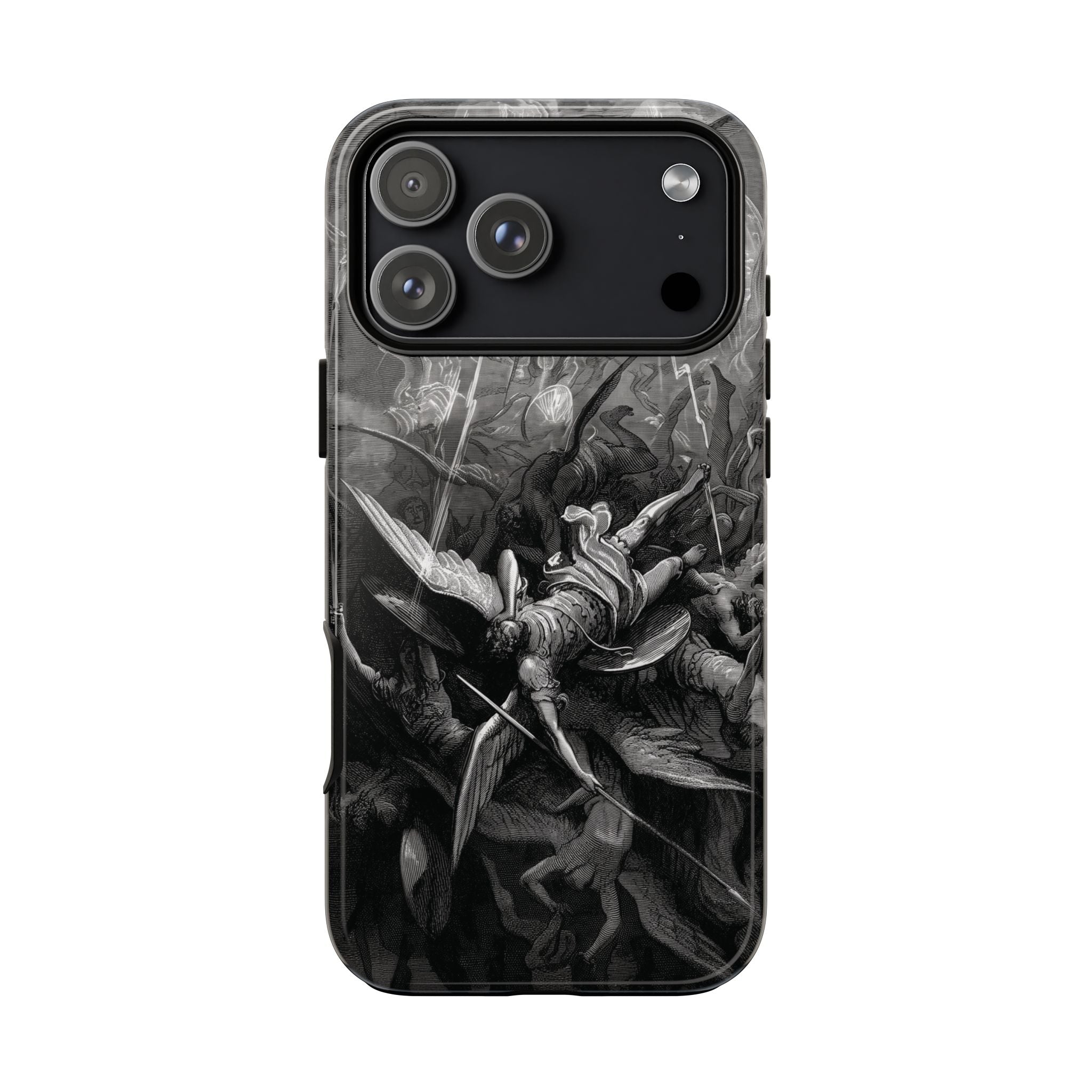 Paradise Lost | The Battle in Heaven by Gustave Doré - iPhone Tough Case
