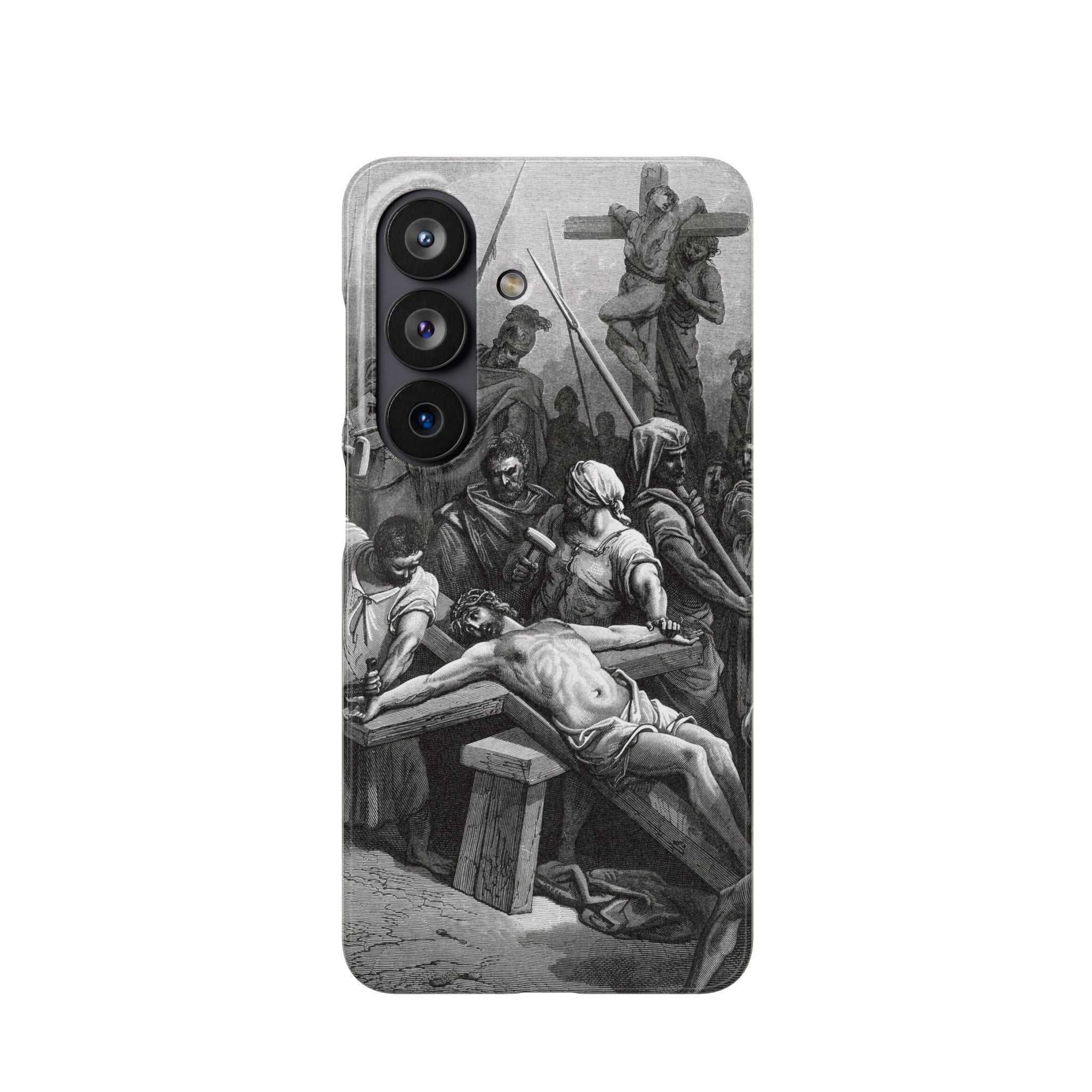 Crucifixion of Jesus by Gustave Doré - Samsung Slim Case