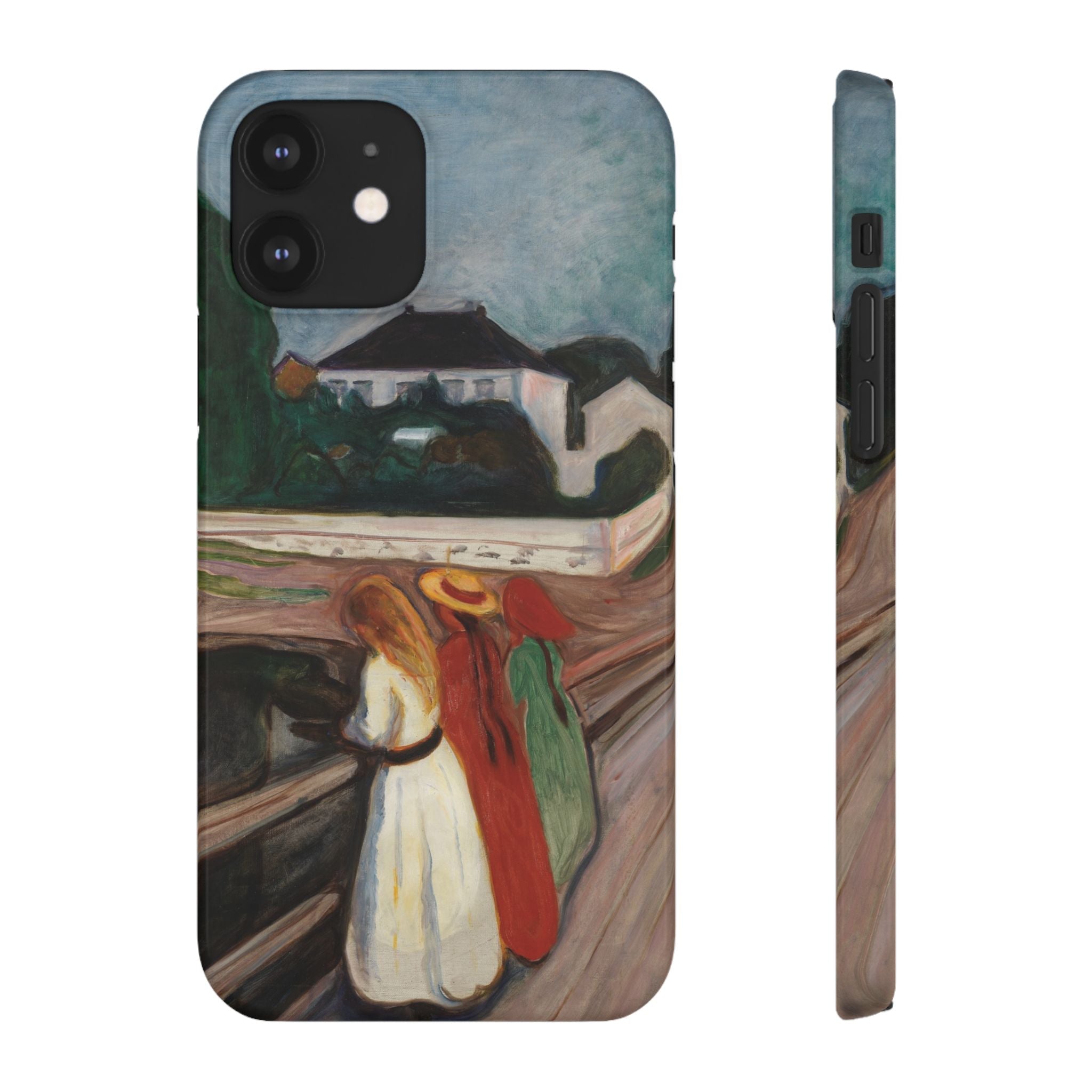 The Girls on the Bridge by Edvard Munch - iPhone Slim Case