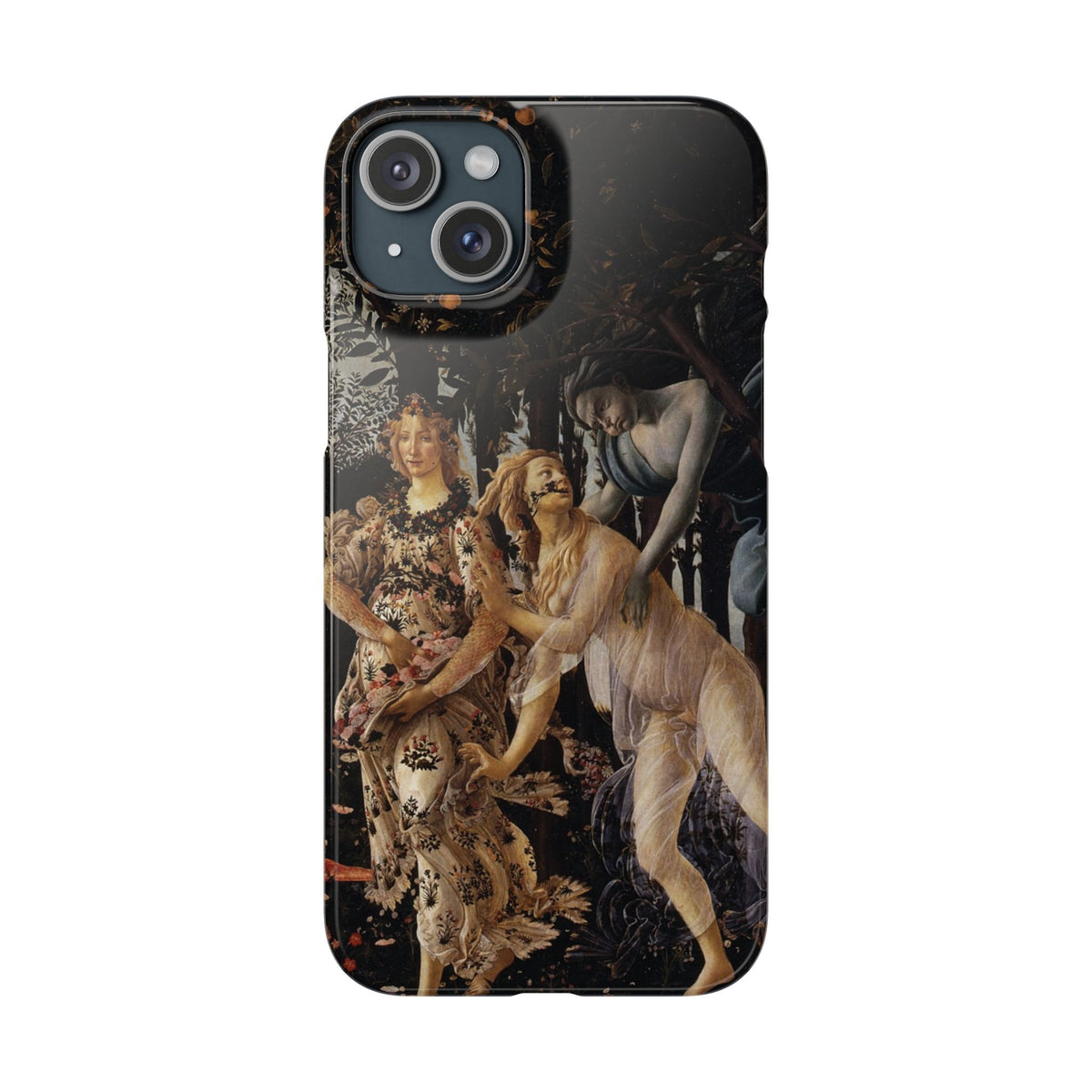 Flora and Zephyr from Primavera by Sandro Botticelli - iPhone Slim Case