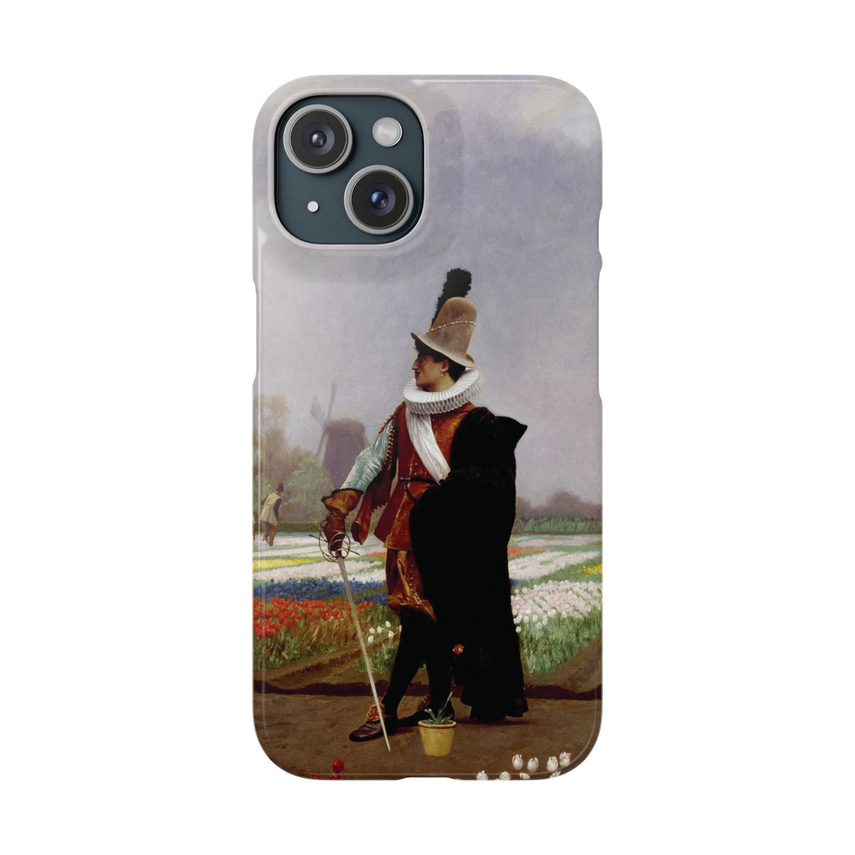 The Tulip Folly by Jean-Leon Gerome - iPhone Slim Case