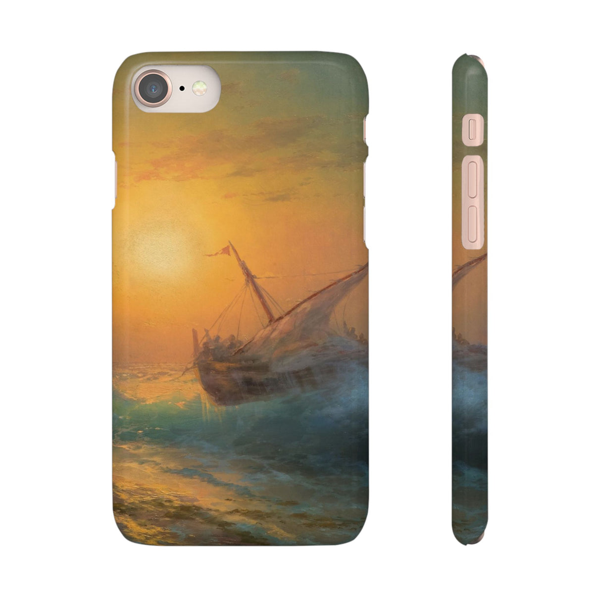 Stormy Sea at Sunset by Ivan Aivazovsky - iPhone Slim Case
