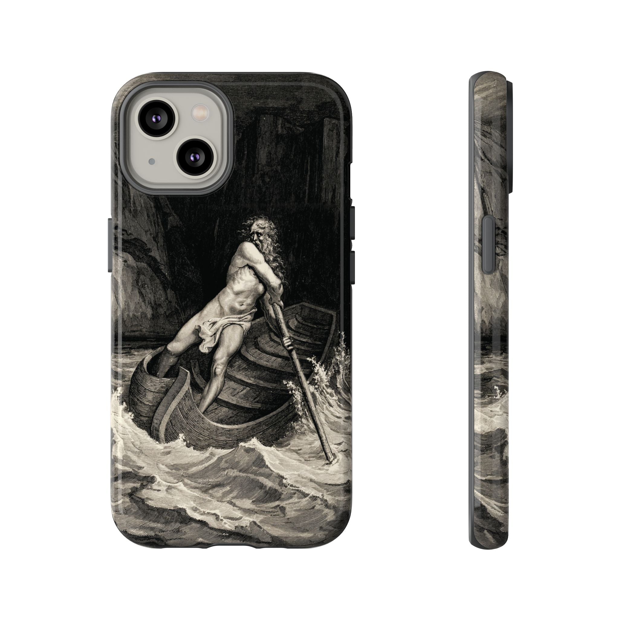Canto III - Charon by Gustave Doré - iPhone Tough Case