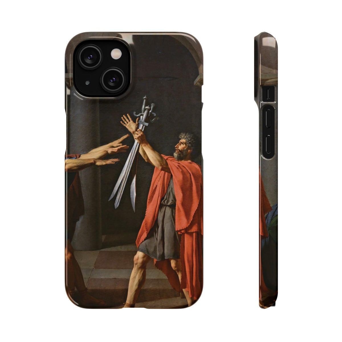Oath of the Horatii by Jacques-Louis David - iPhone Slim Case