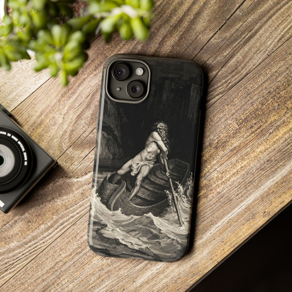 Canto III - Charon by Gustave Doré - iPhone Tough Case