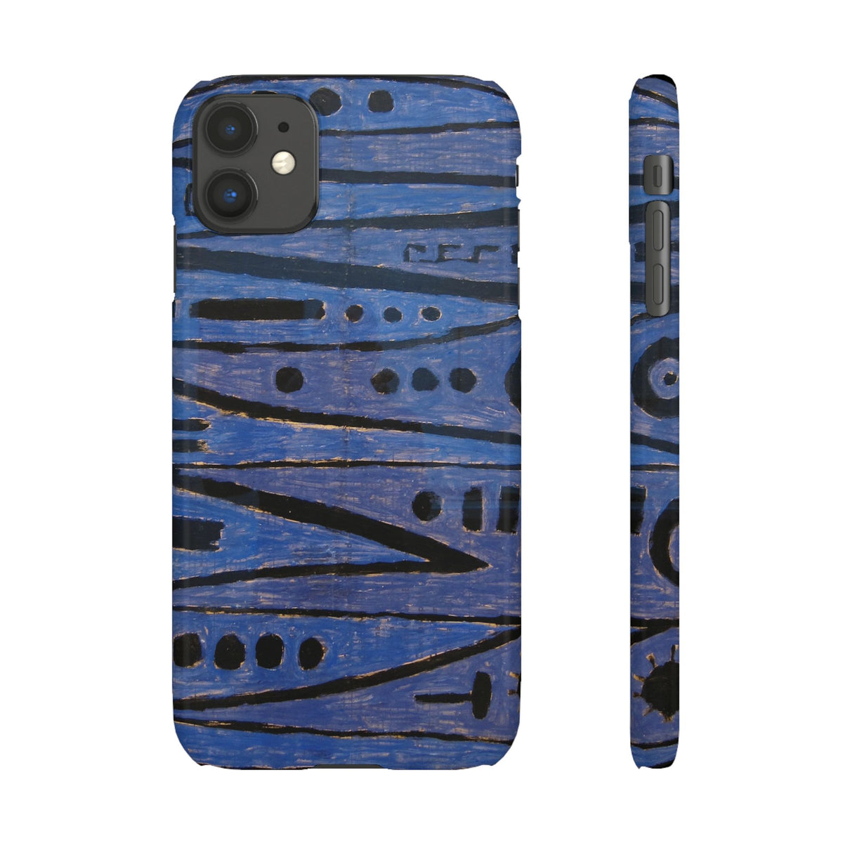 Heroic strokes of the bow by Paul Klee - iPhone Slim Case