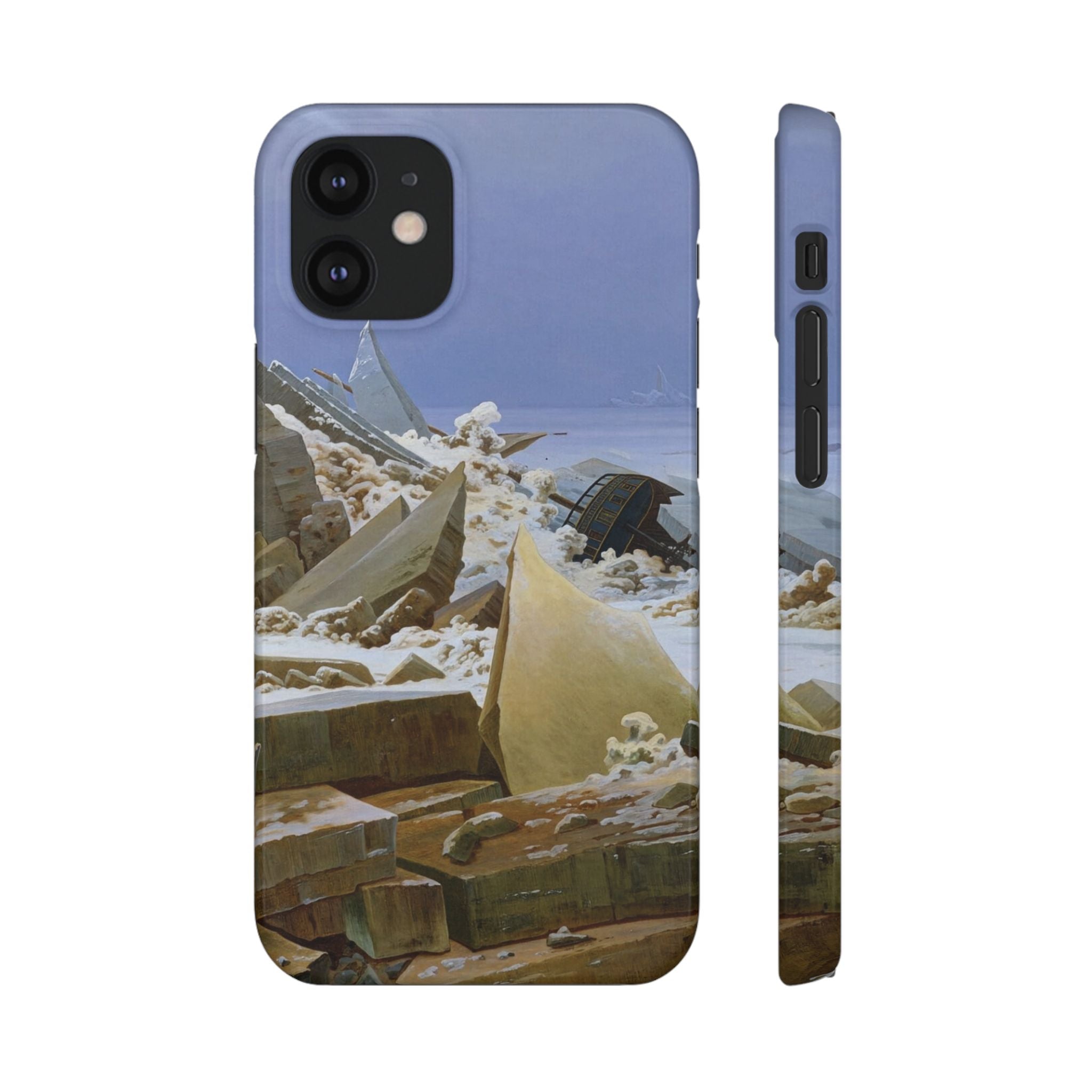 The Sea of Ice by Caspar David Friedrich - iPhone Slim Case