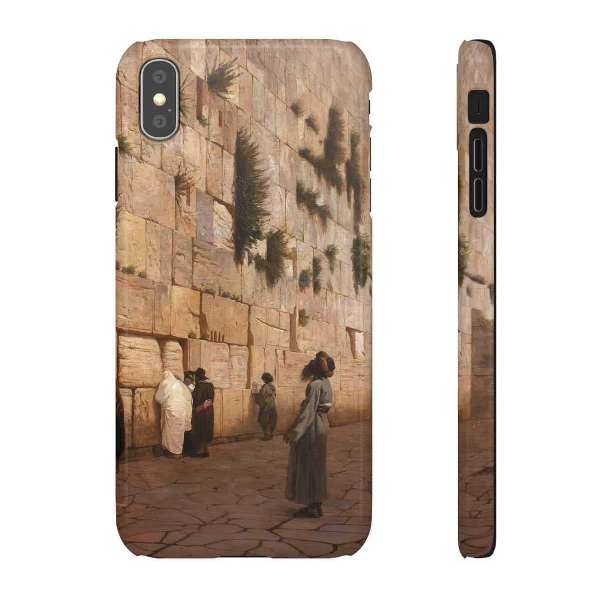 Le Mur des Lamentations by Jean-Leon Gerome - iPhone Slim Case