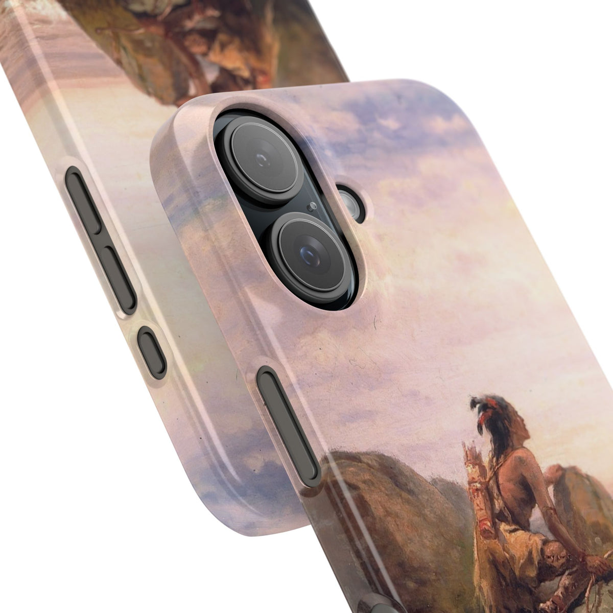 Henrik Hudson entering New York Harbor by Edward Moran - iPhone Slim Case