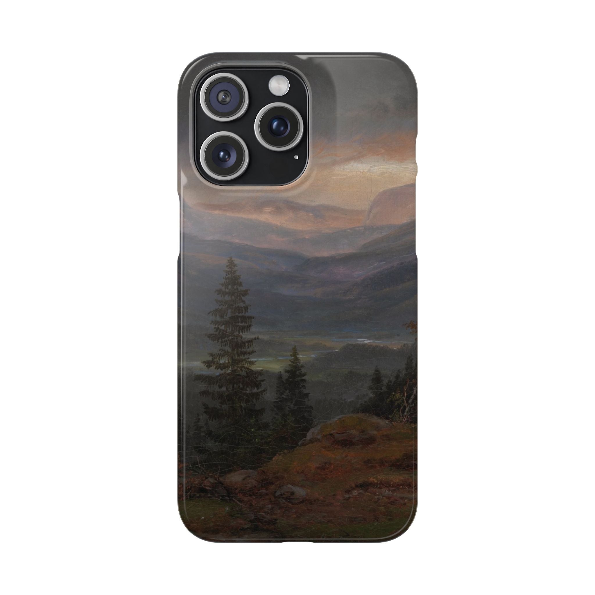 View over Hallingdal by Johan Dahl - iPhone Slim Case