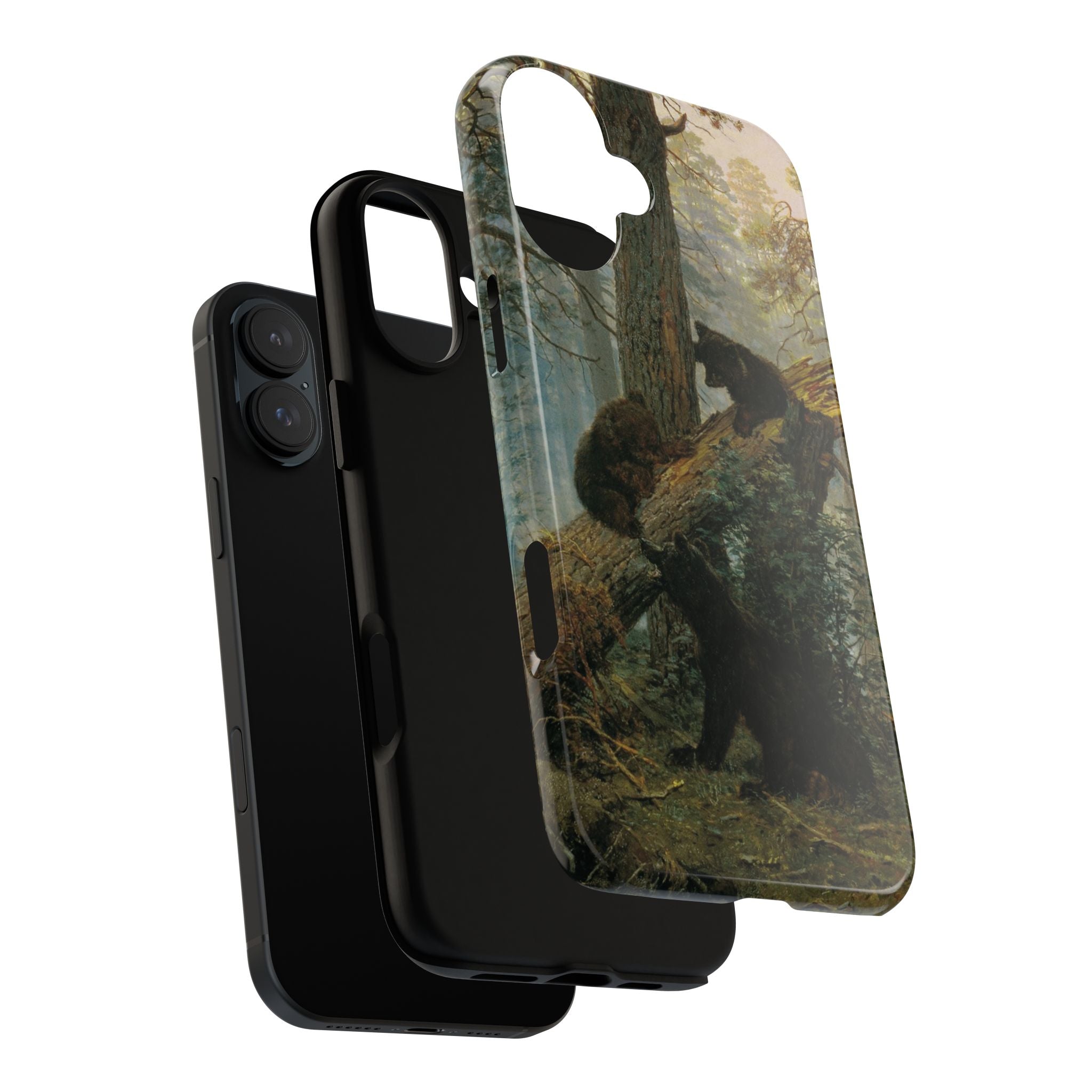 Morning in a Pine Forest by Ivan Ivanovich Shishkin - iPhone Tough Case