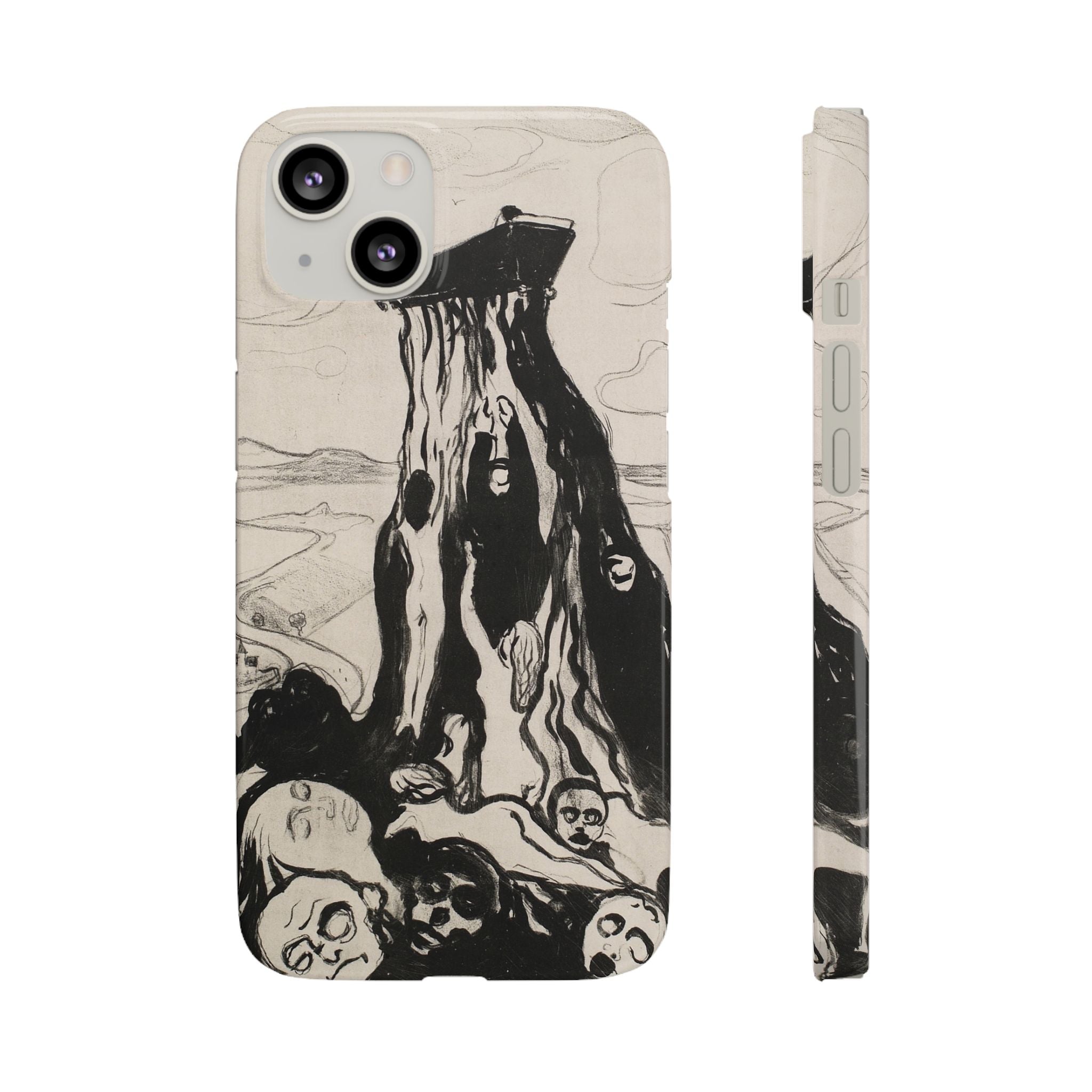 Funeral March by Edvard Munch - iPhone Slim Case