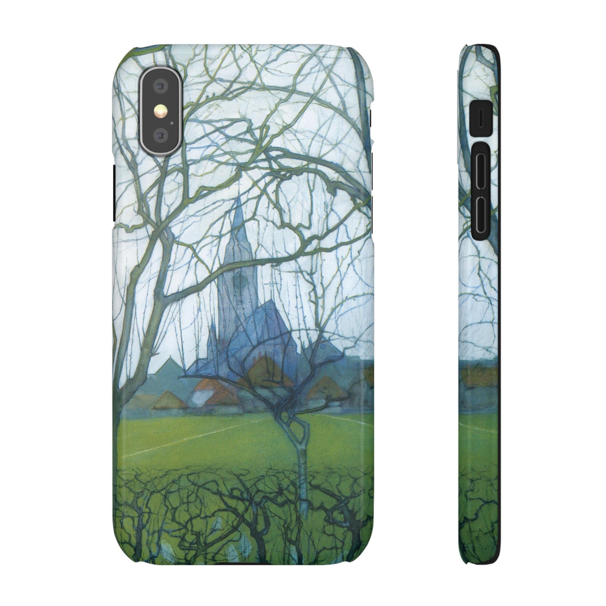 St Jacobs Church by Piet Mondrian - iPhone Slim Case