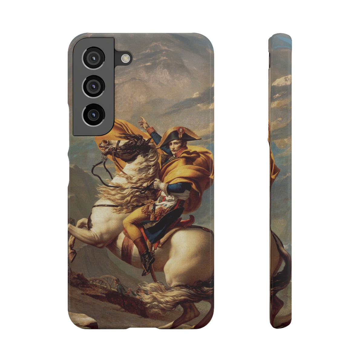 Napoleon at the Saint-Bernard Pass by Jacques-Louis David - Samsung Slim Case