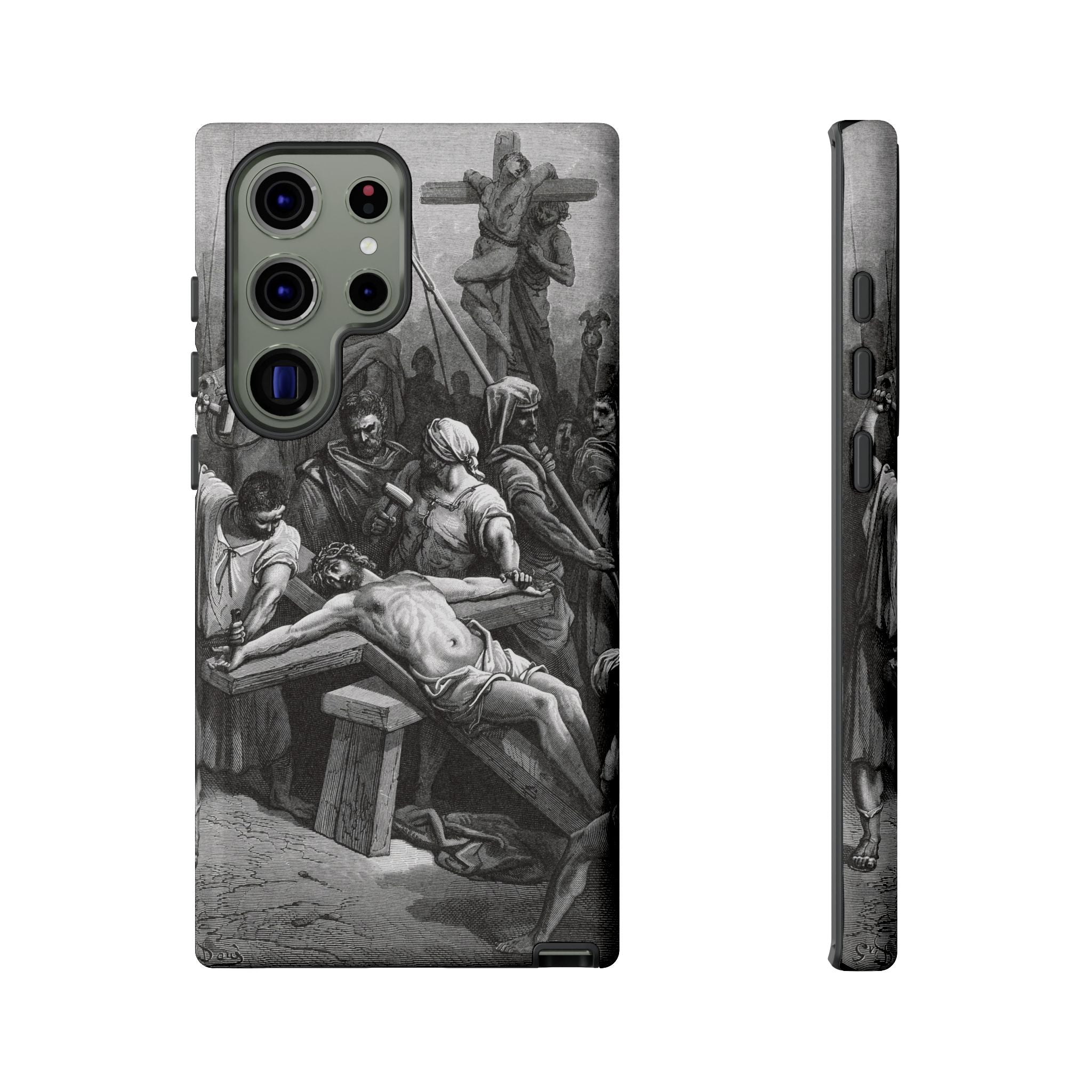 Crucifixion of Jesus by Gustave Doré - Samsung Tough Case