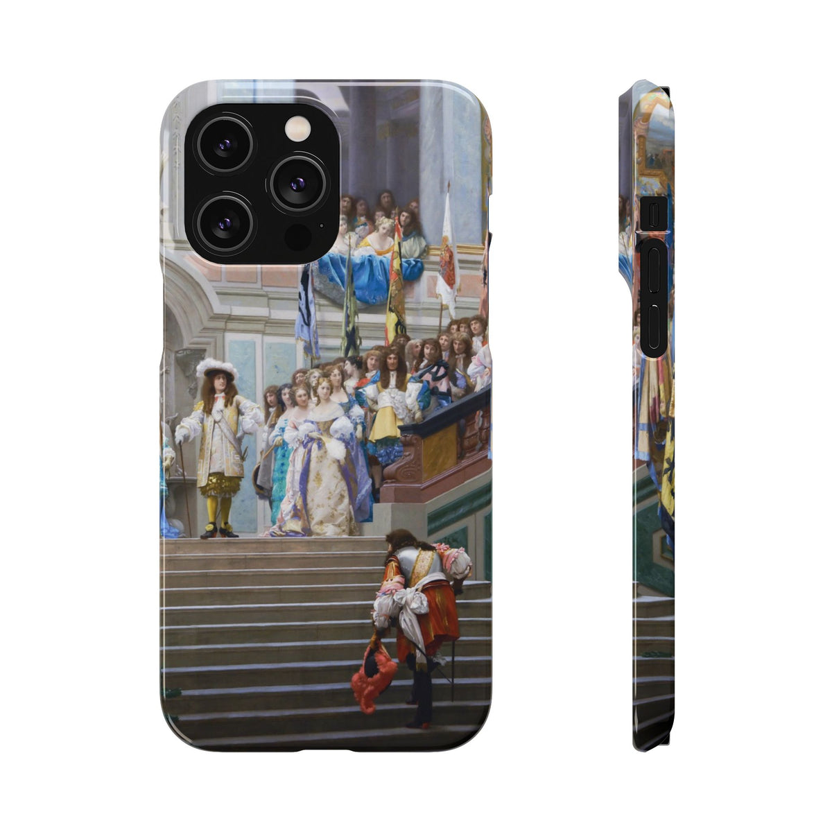 Reception du Grand Conde par Louis XIV by Jean-Leon Gerome - iPhone Slim Case