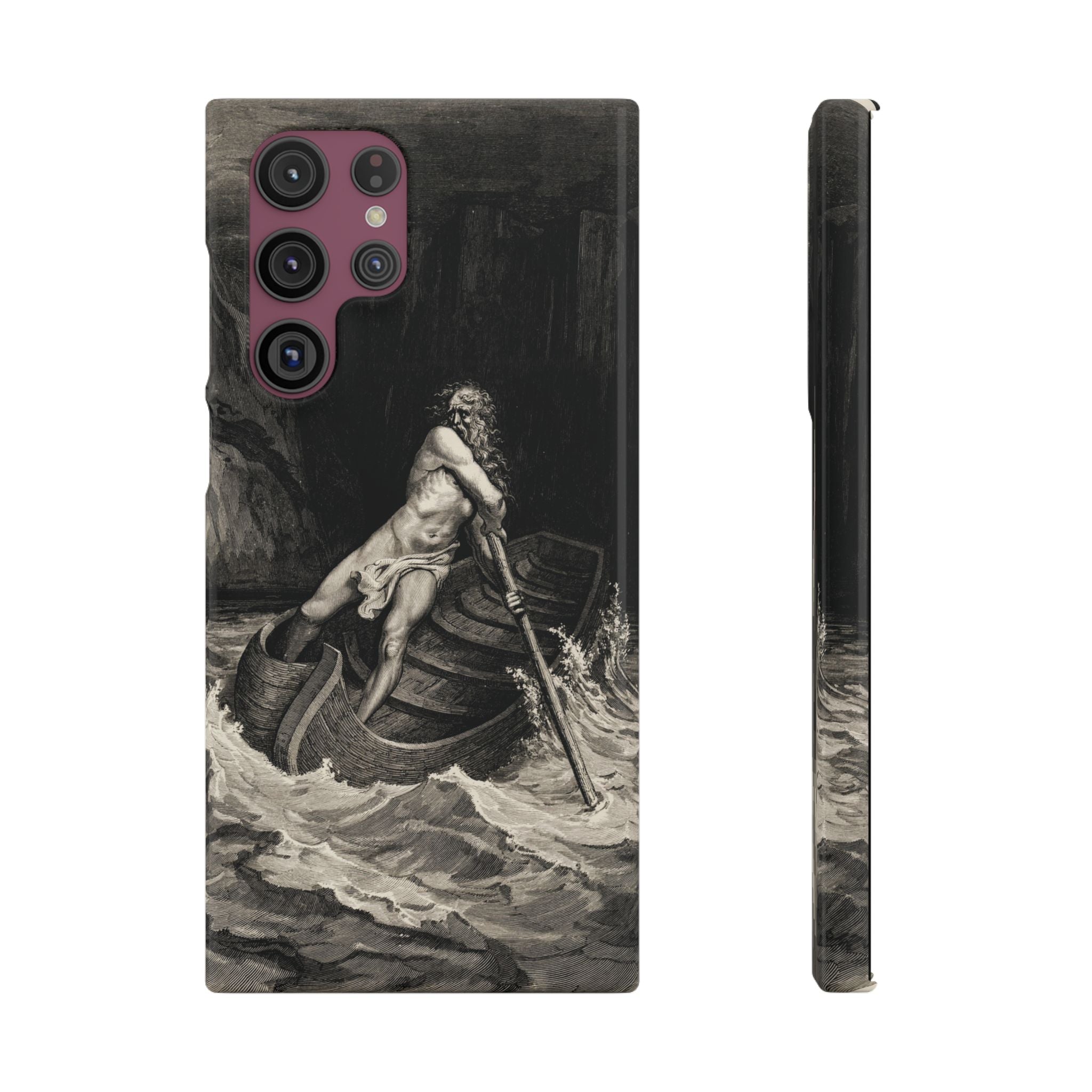 Canto III – Charon by Gustave Doré - Samsung Slim Case
