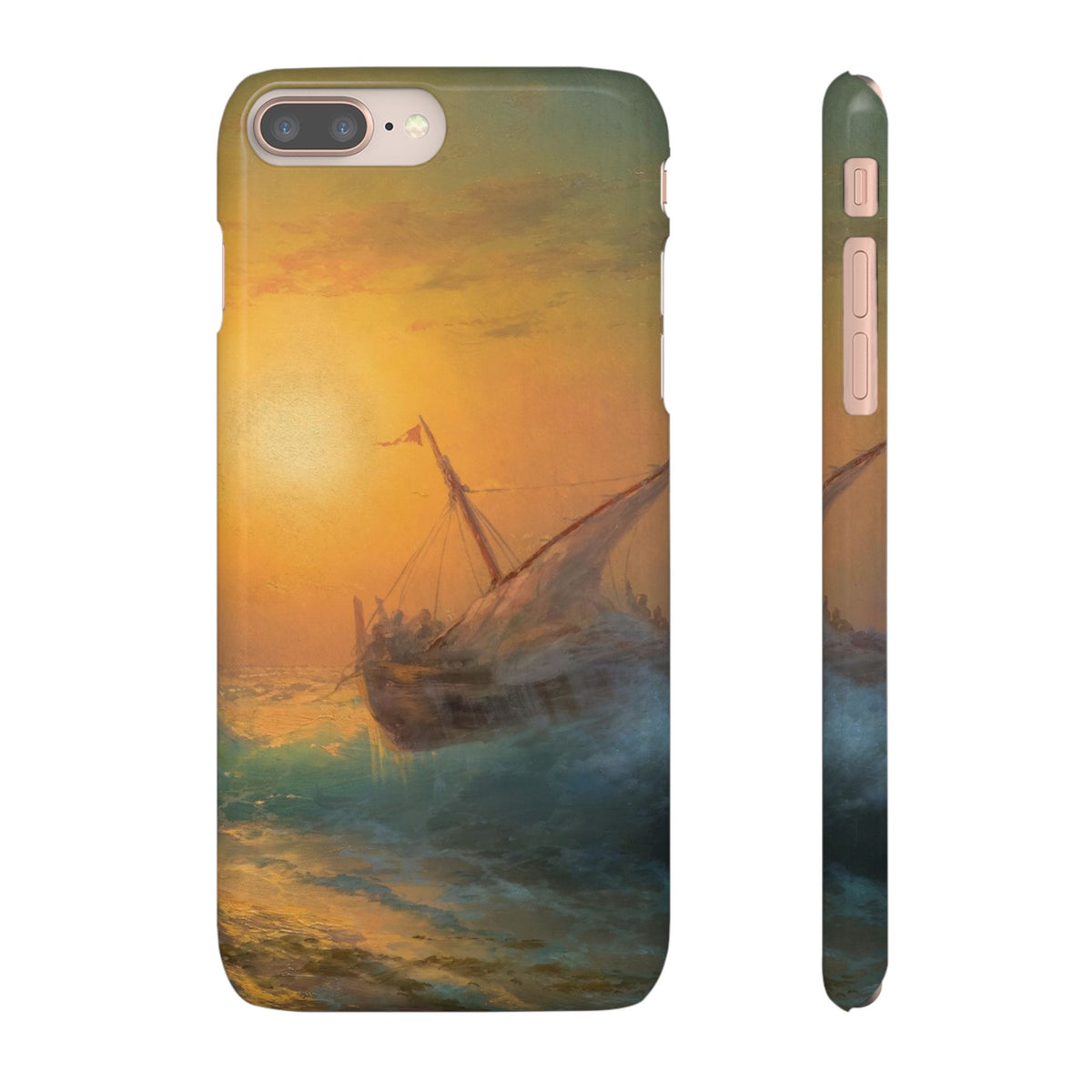 Stormy Sea at Sunset by Ivan Aivazovsky - iPhone Slim Case