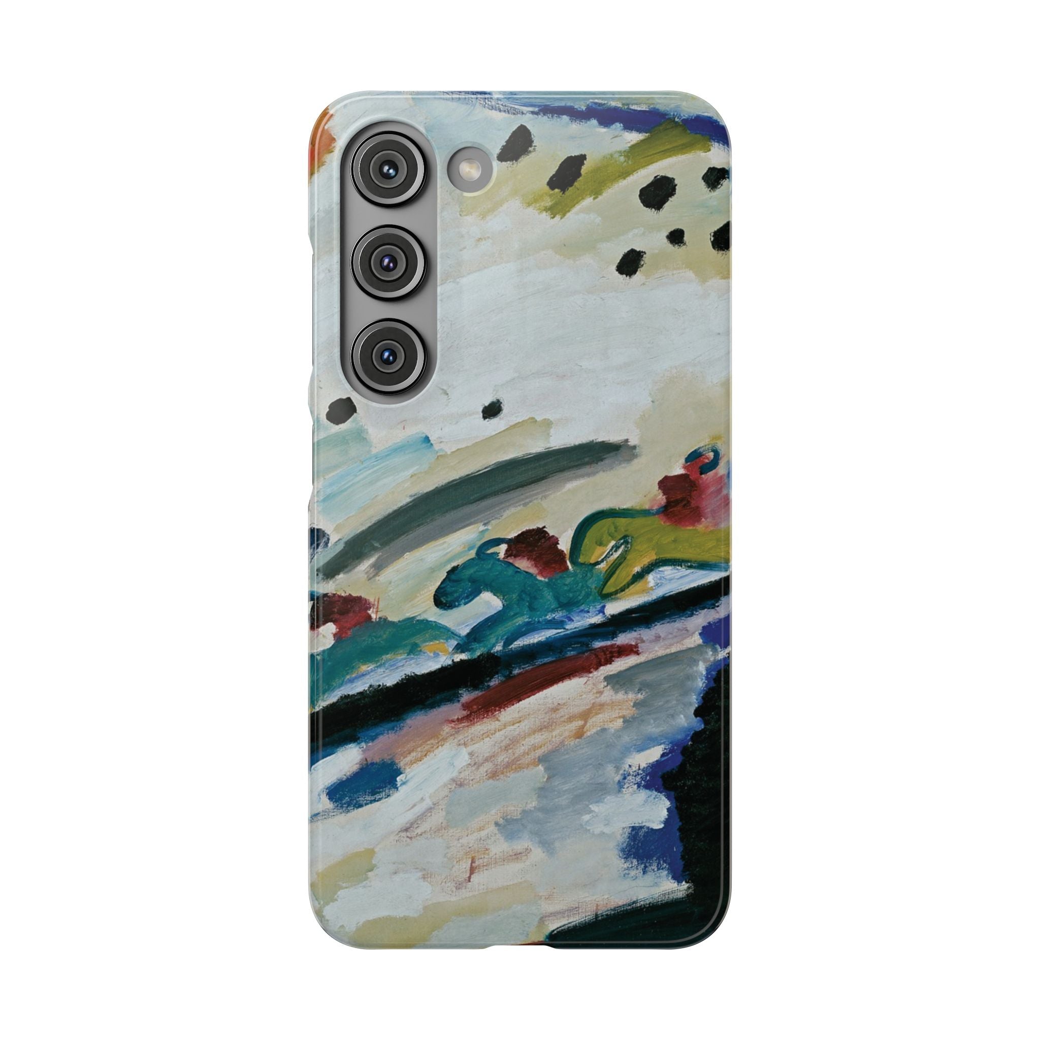 Romantic Landscape by Vasily Kandinsky - Samsung Slim Case