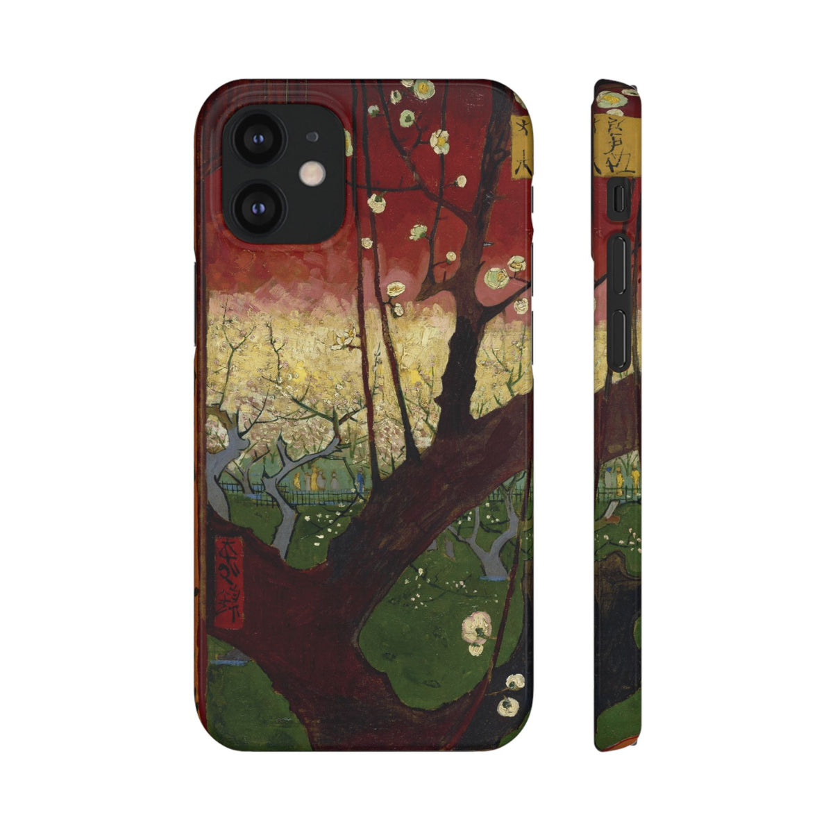 Flowering Plum Tree after Hiroshige by Vincent van Gogh - iPhone Slim Case