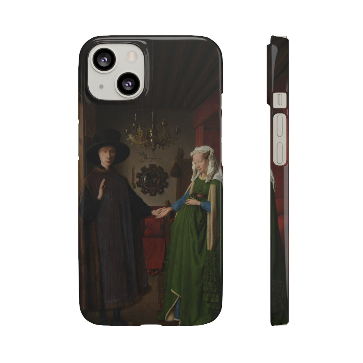 The Arnolfini Portrait by Jan van Eyck - iPhone Slim Case