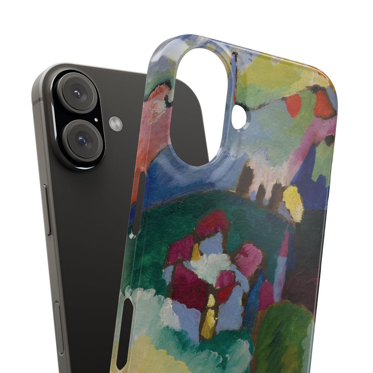 Landscape with Factory Chimney by Vasily Kandinsky - iPhone Slim Case