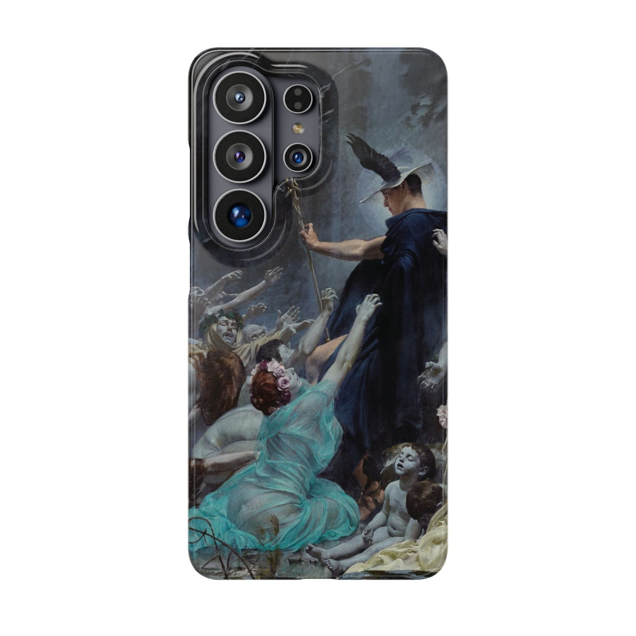 The Souls of Acheron by Adolf Hiremy-Hirschl - Samsung Slim Case