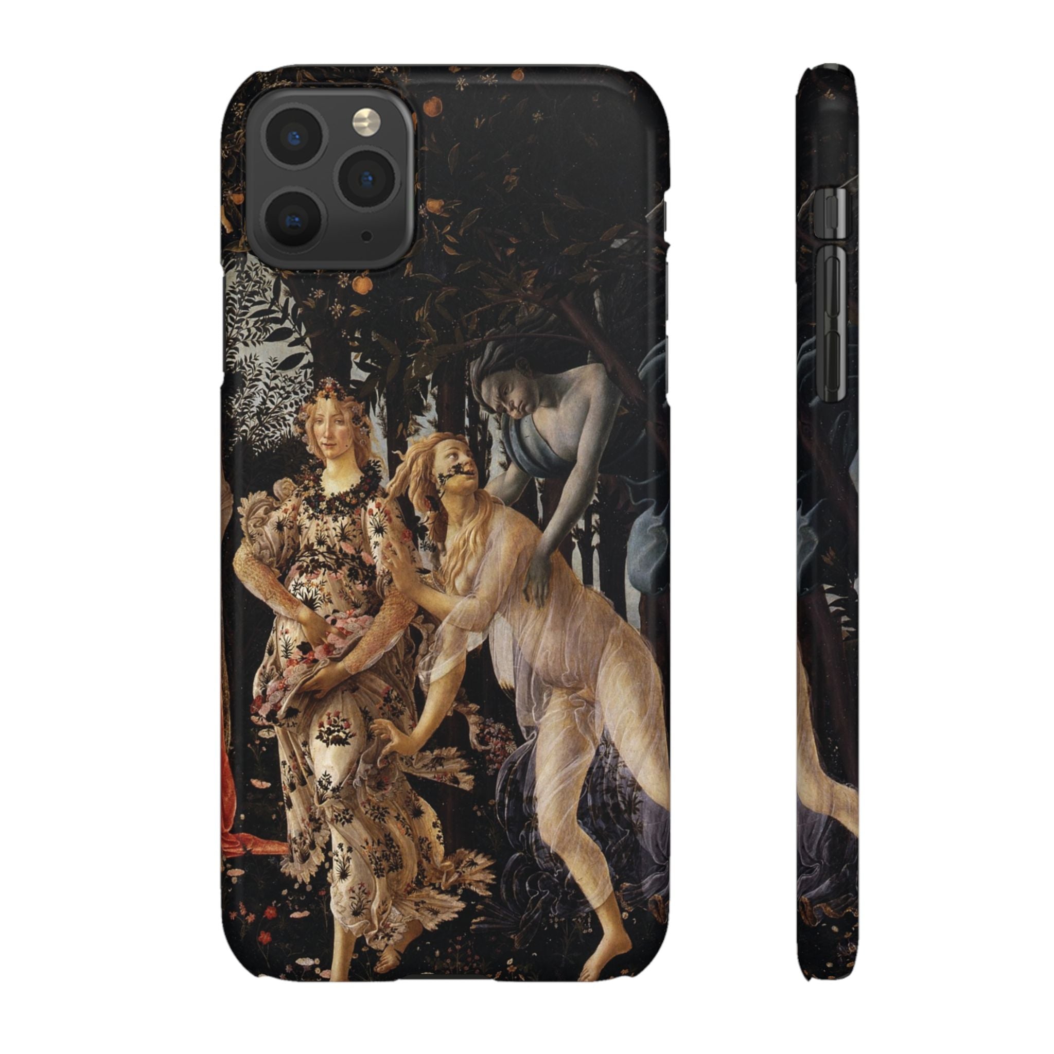 Flora and Zephyr from Primavera by Sandro Botticelli - iPhone Slim Case