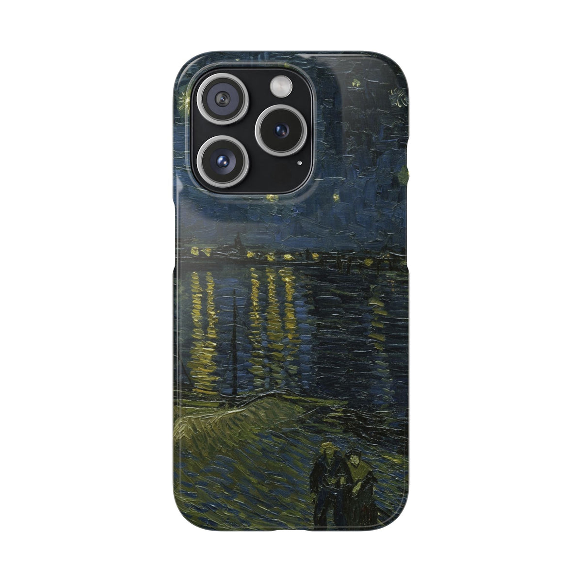 Starry Night  Over the Rhône by Van Gogh - iPhone Slim Case
