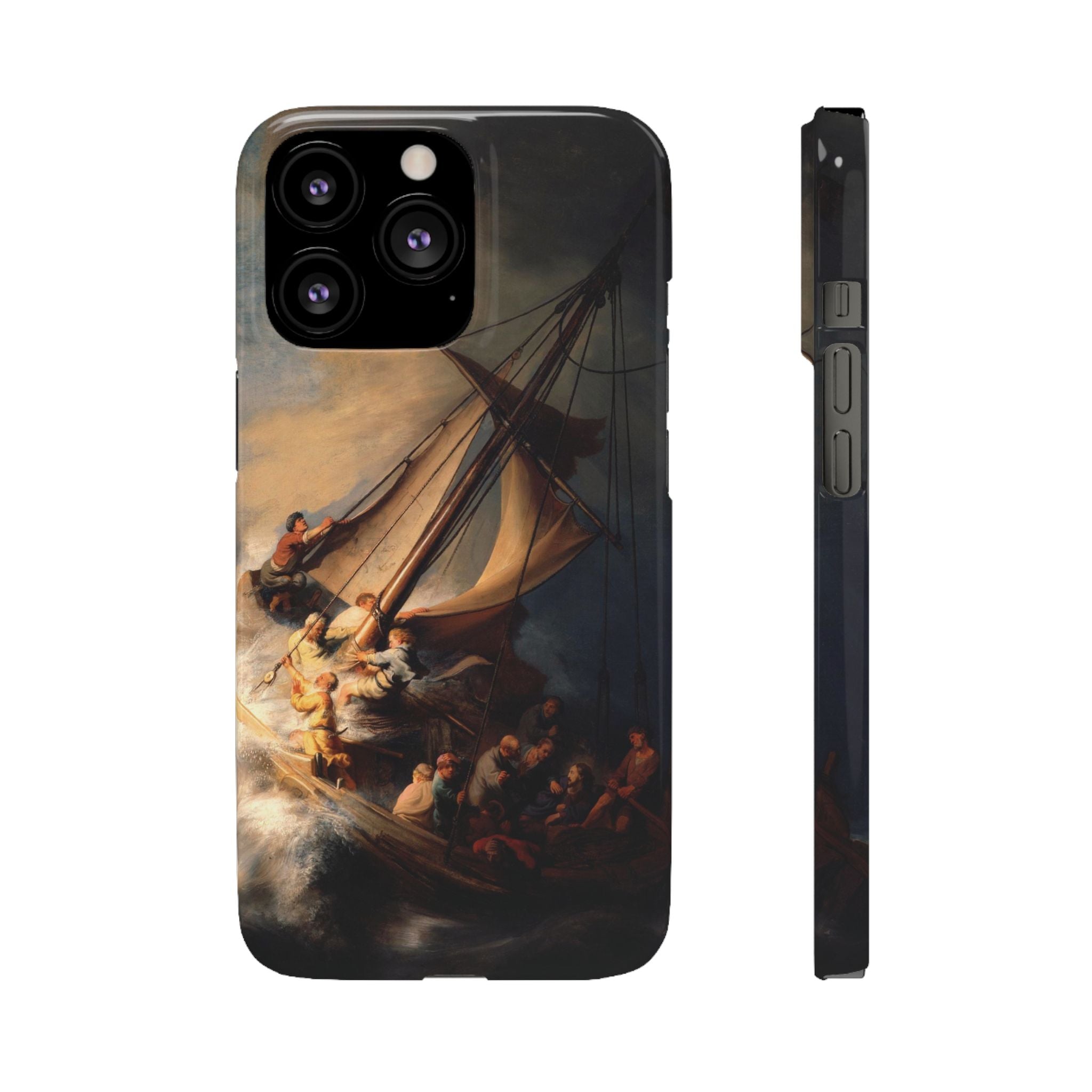 The Storm on the Sea of Galilee by Rembrandt - iPhone Slim Case