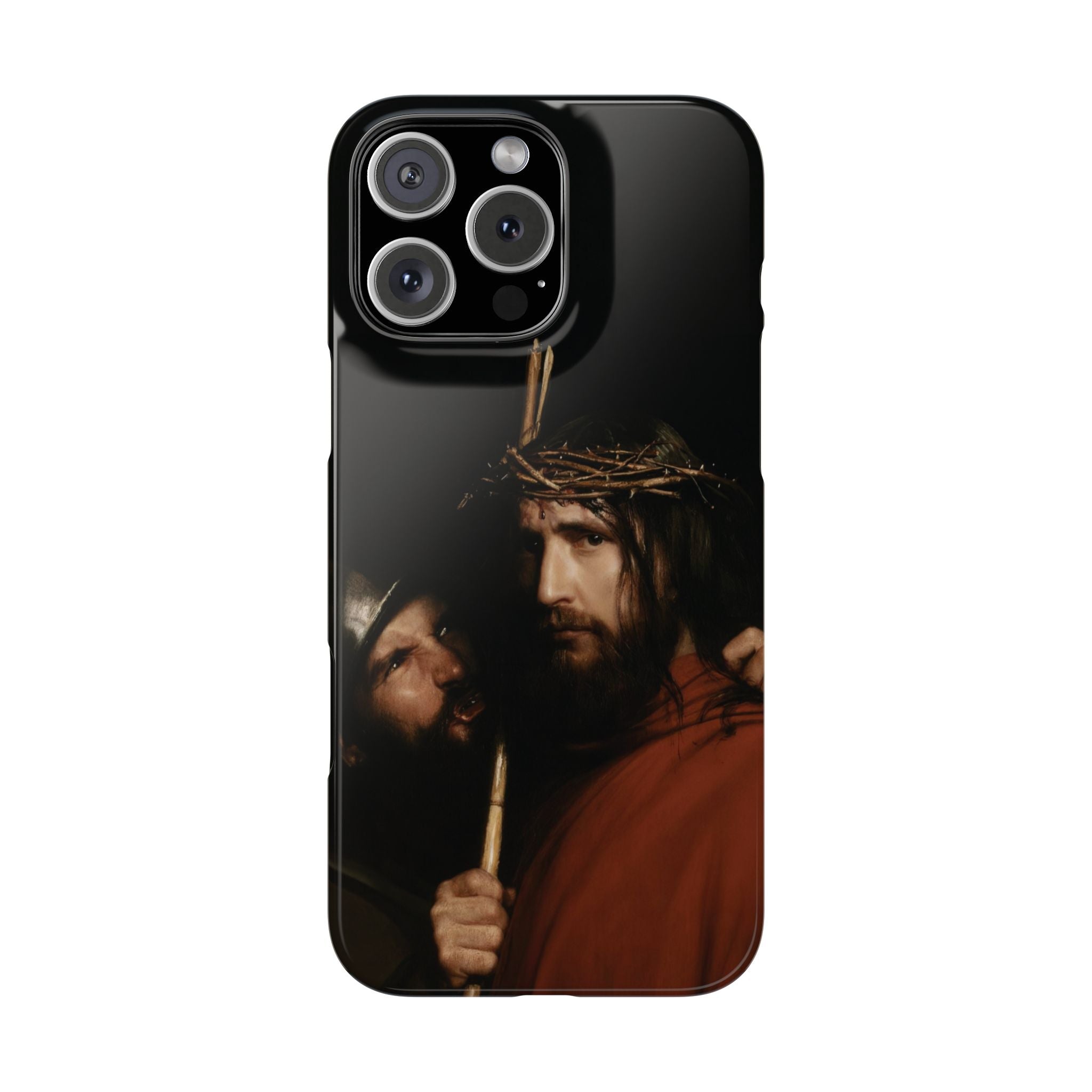 The Mocking of Christ by Carl Bloch - iPhone Slim Case