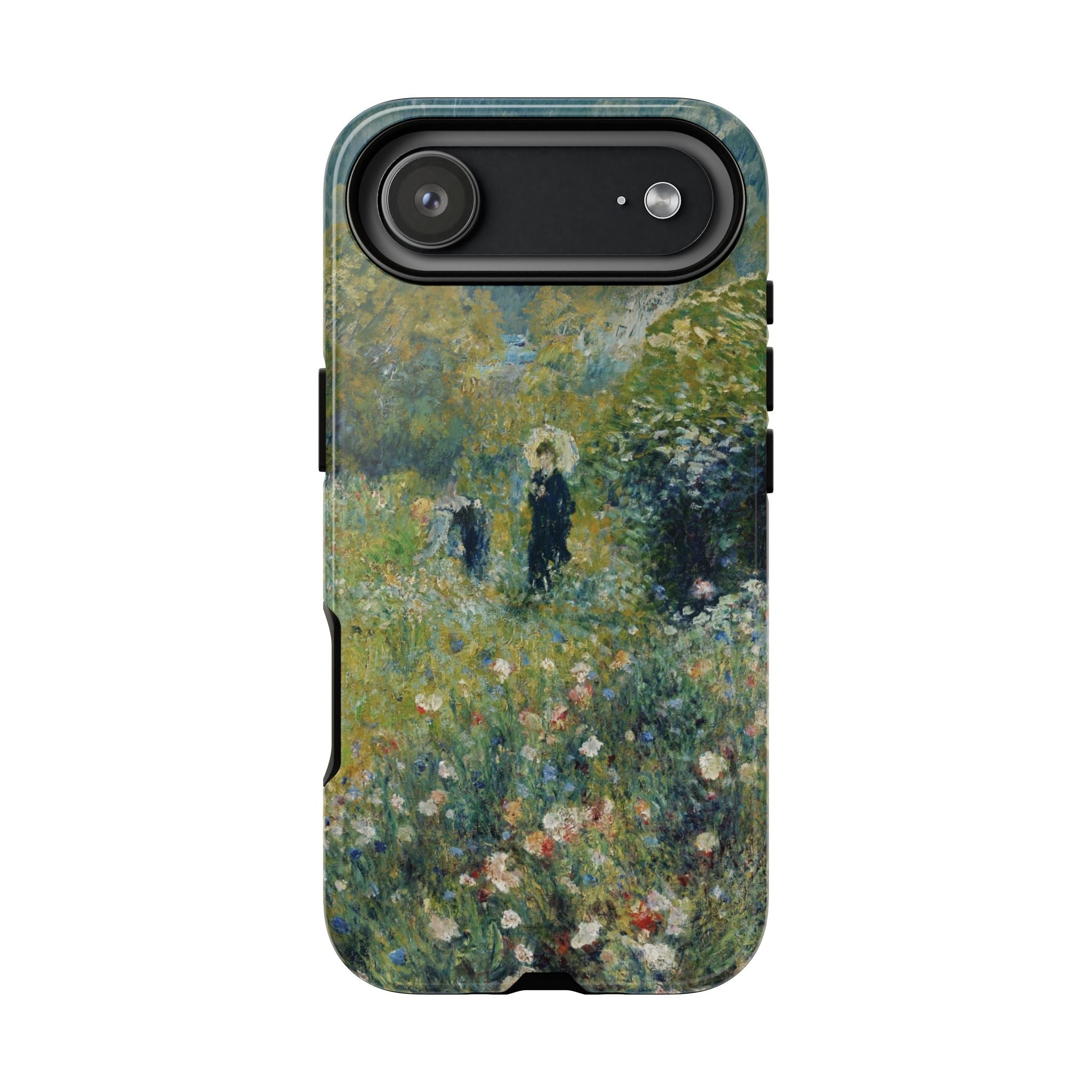 Woman with a Parasol in a Garden by Pierre Auguste Renoir - iPhone Tough Case