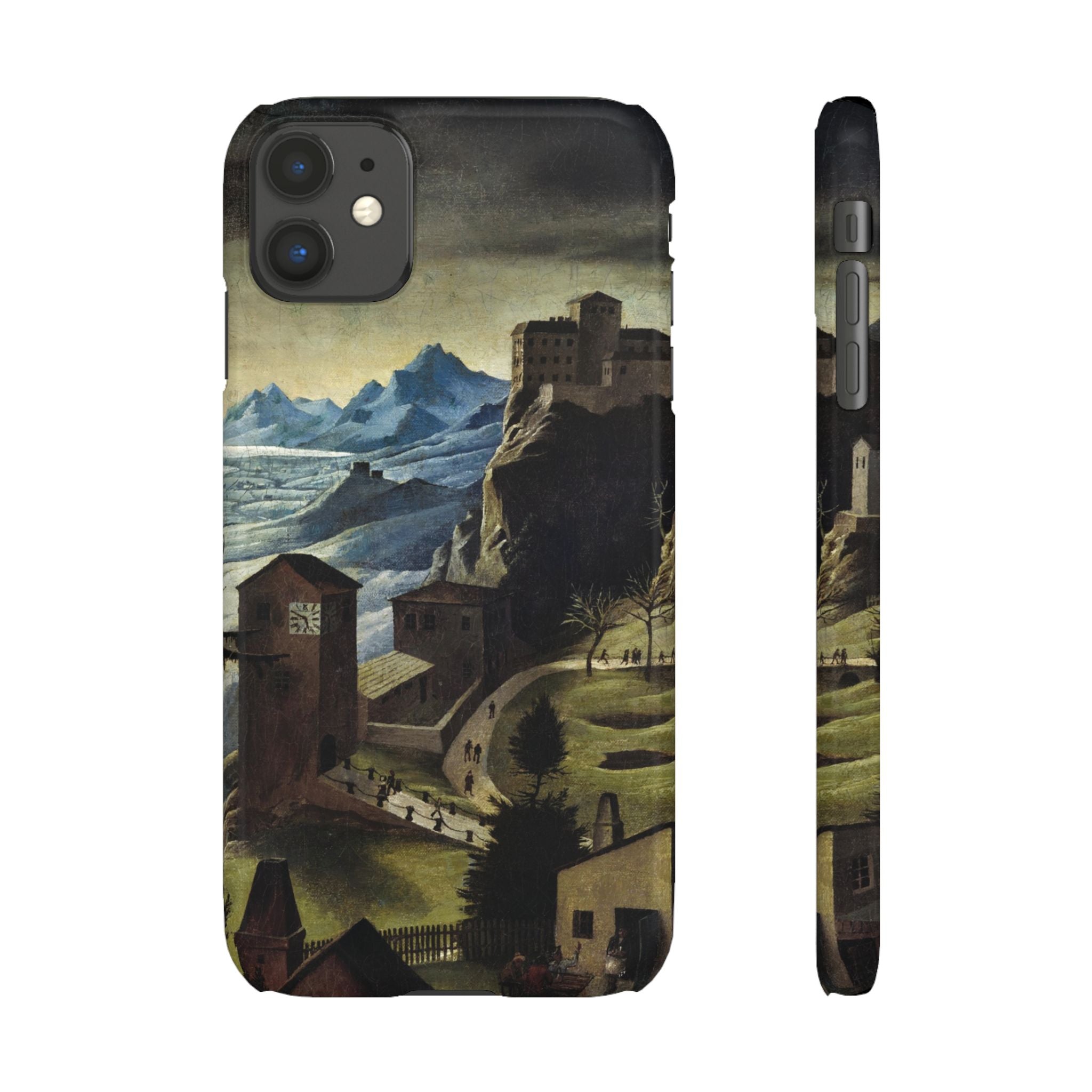 Landschaft mit Burg by Franz Sedlacek - iPhone Slim Case