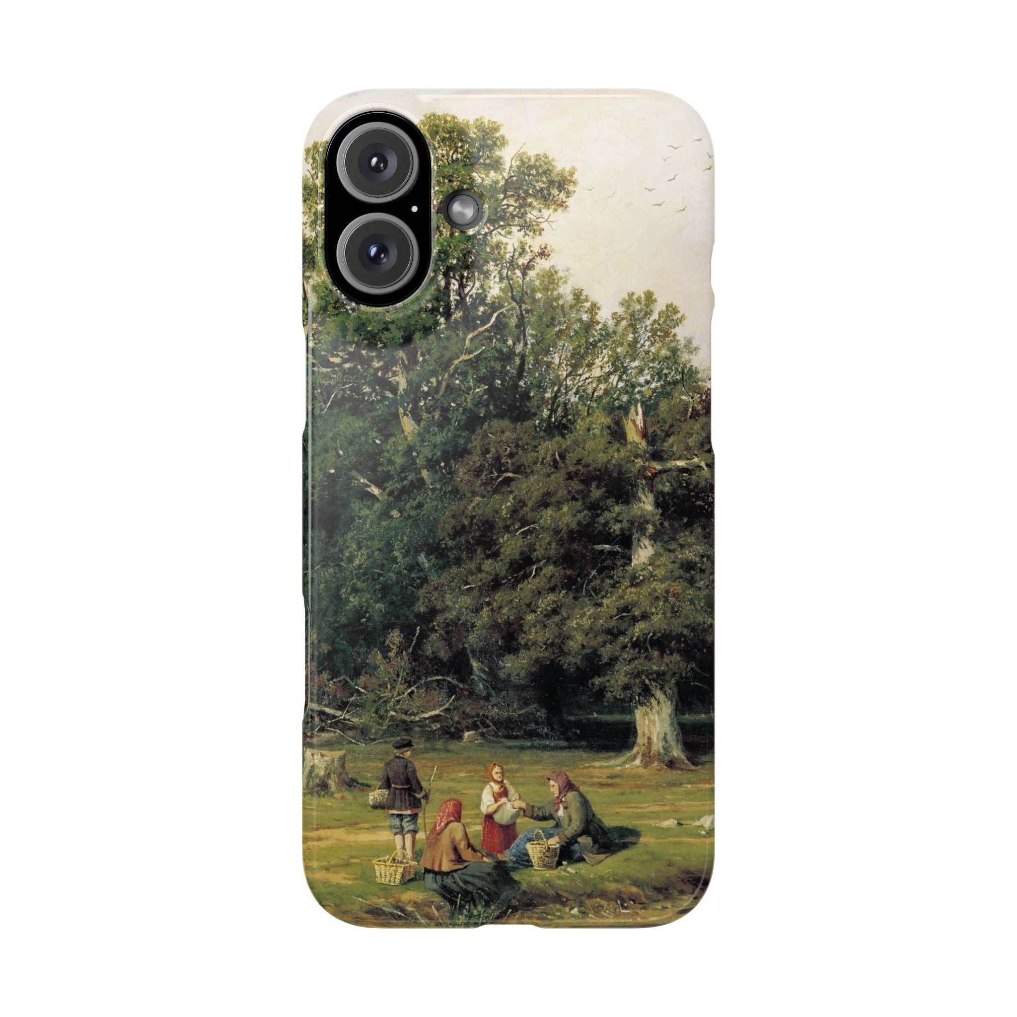 For Mushrooms by Ivan Ivanovich Shishkin - iPhone Slim Case