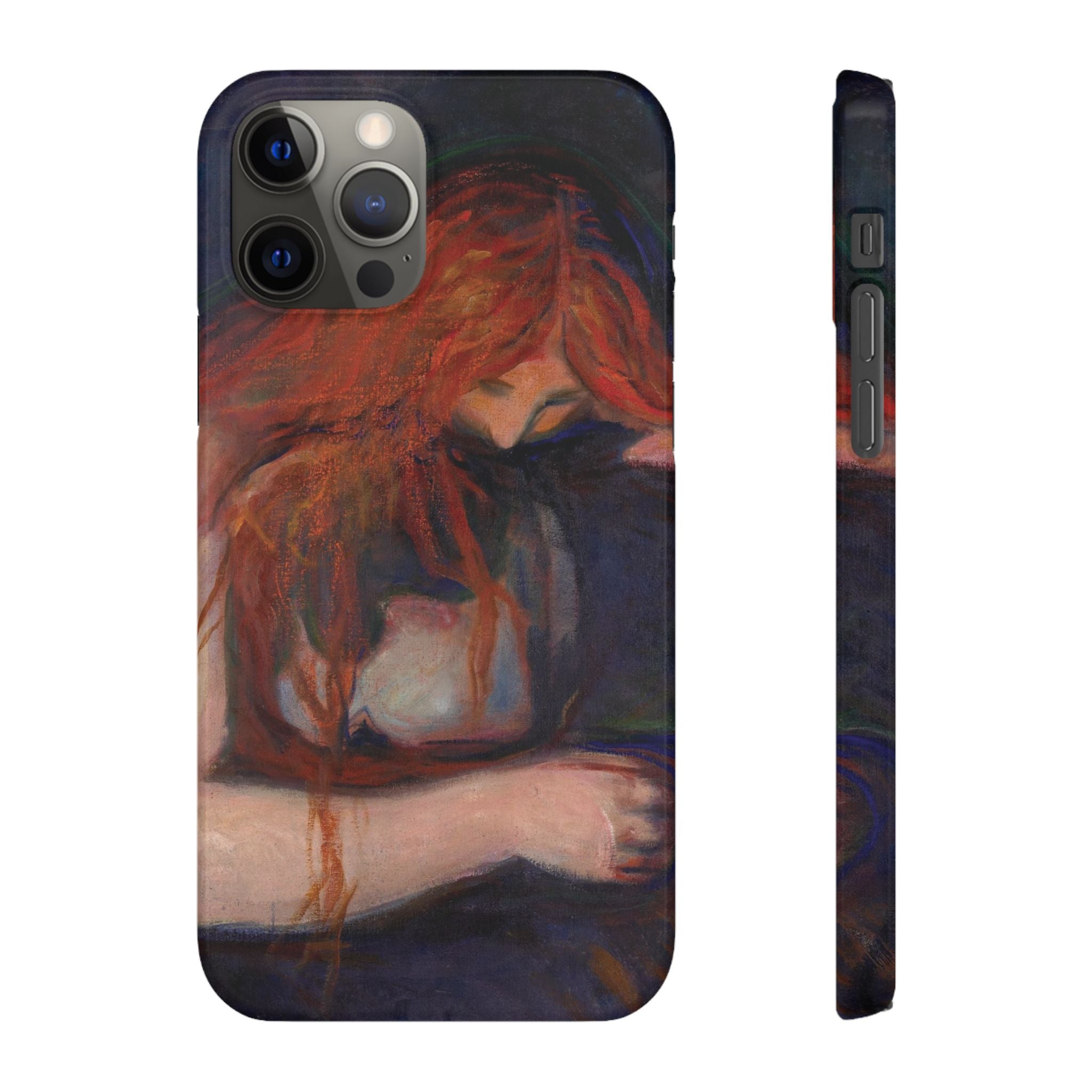 Vampire by Edvard Munch - iPhone Slim Case