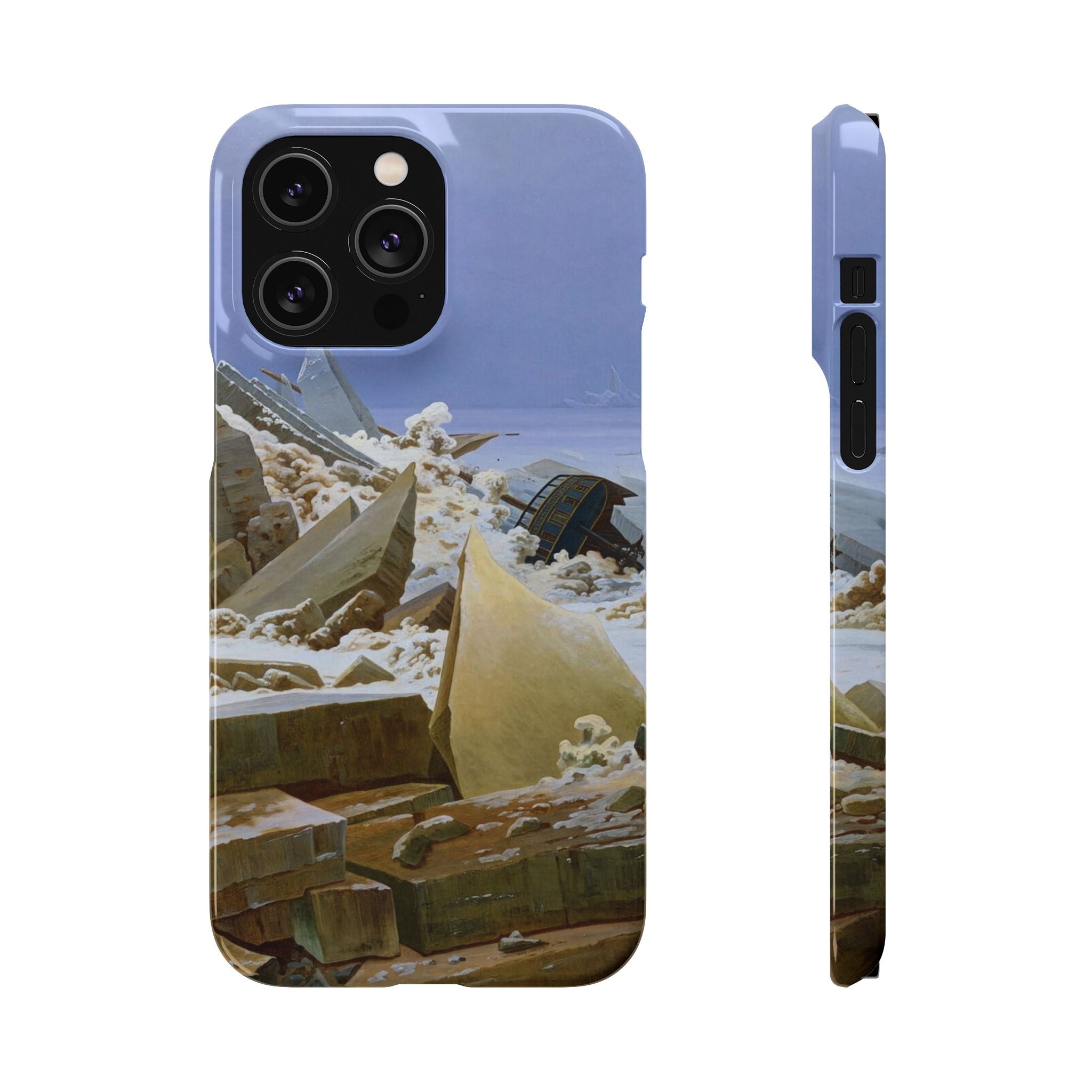 The Sea of Ice by Caspar David Friedrich - iPhone Slim Case