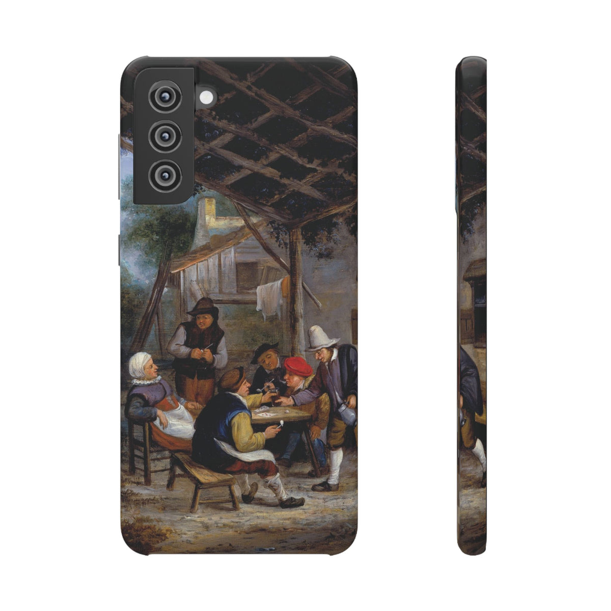 Peasants Drinking by Adriaen van Ostade - Samsung Slim Case