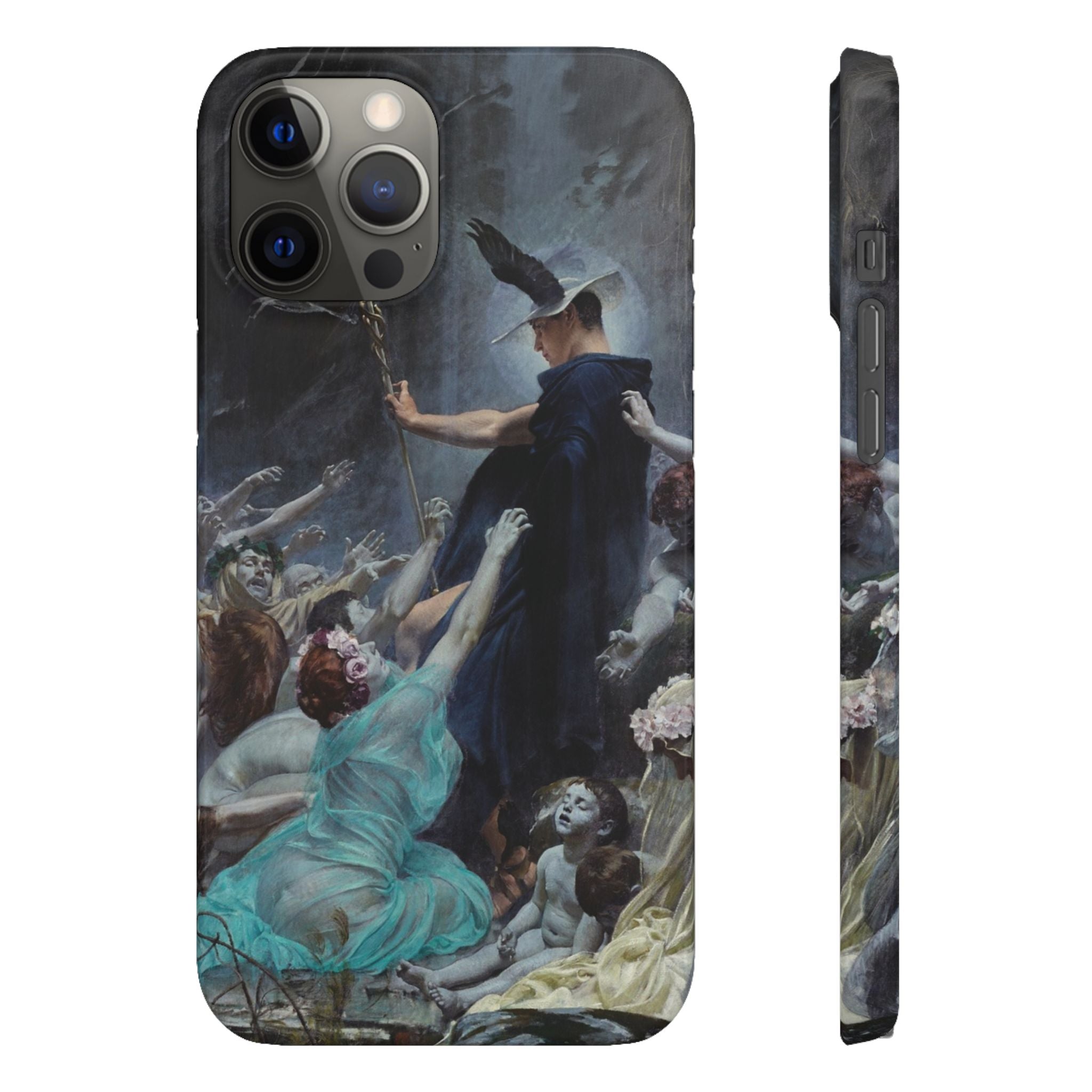 The Souls of Acheron by Adolf Hiremy-Hirschl - iPhone Slim Case