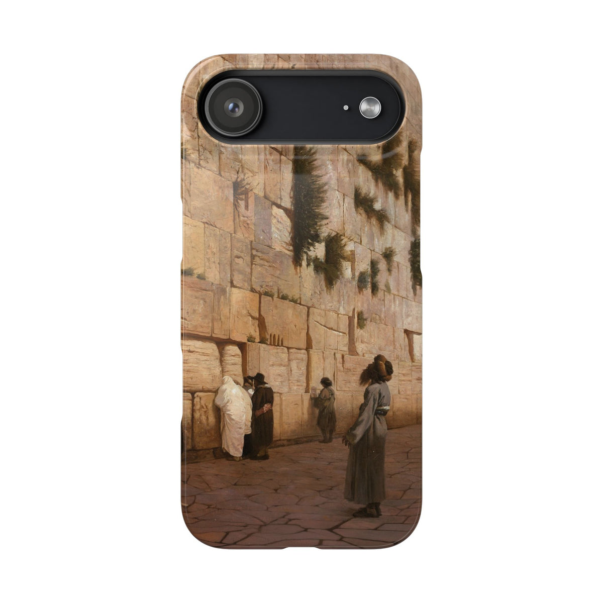 Le Mur des Lamentations by Jean-Leon Gerome - iPhone Slim Case