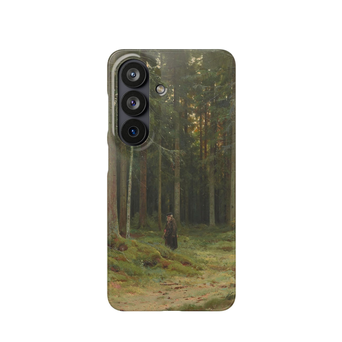 In the Forest of Countess Mordvinova Petergof by Ivan Ivanovich Shishkin - Samsung Slim Case